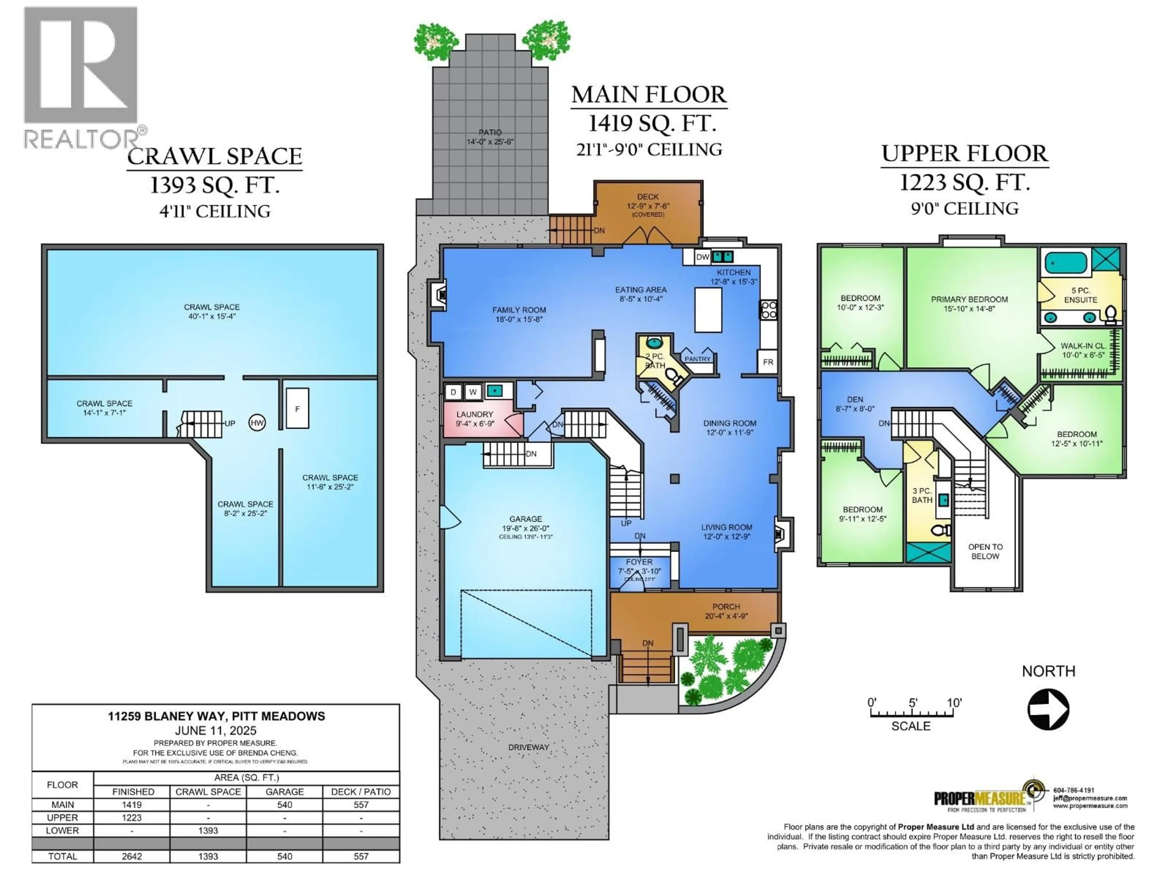 Floor plan for 11259 BLANEY WAY, Pitt Meadows British Columbia V3Y2V3