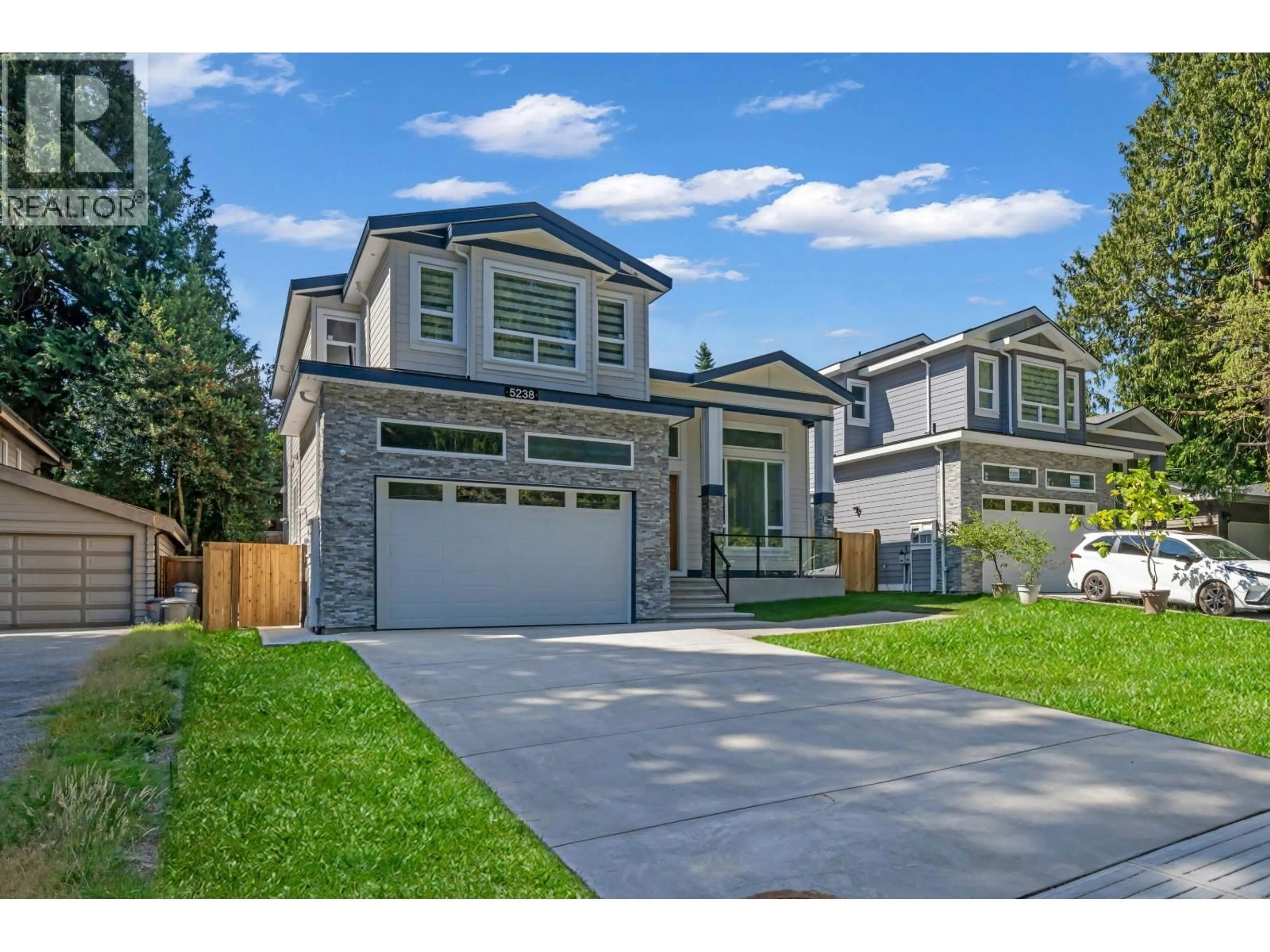 Home with vinyl exterior material, street for 5238 6 AVENUE, Delta British Columbia V4M1L5