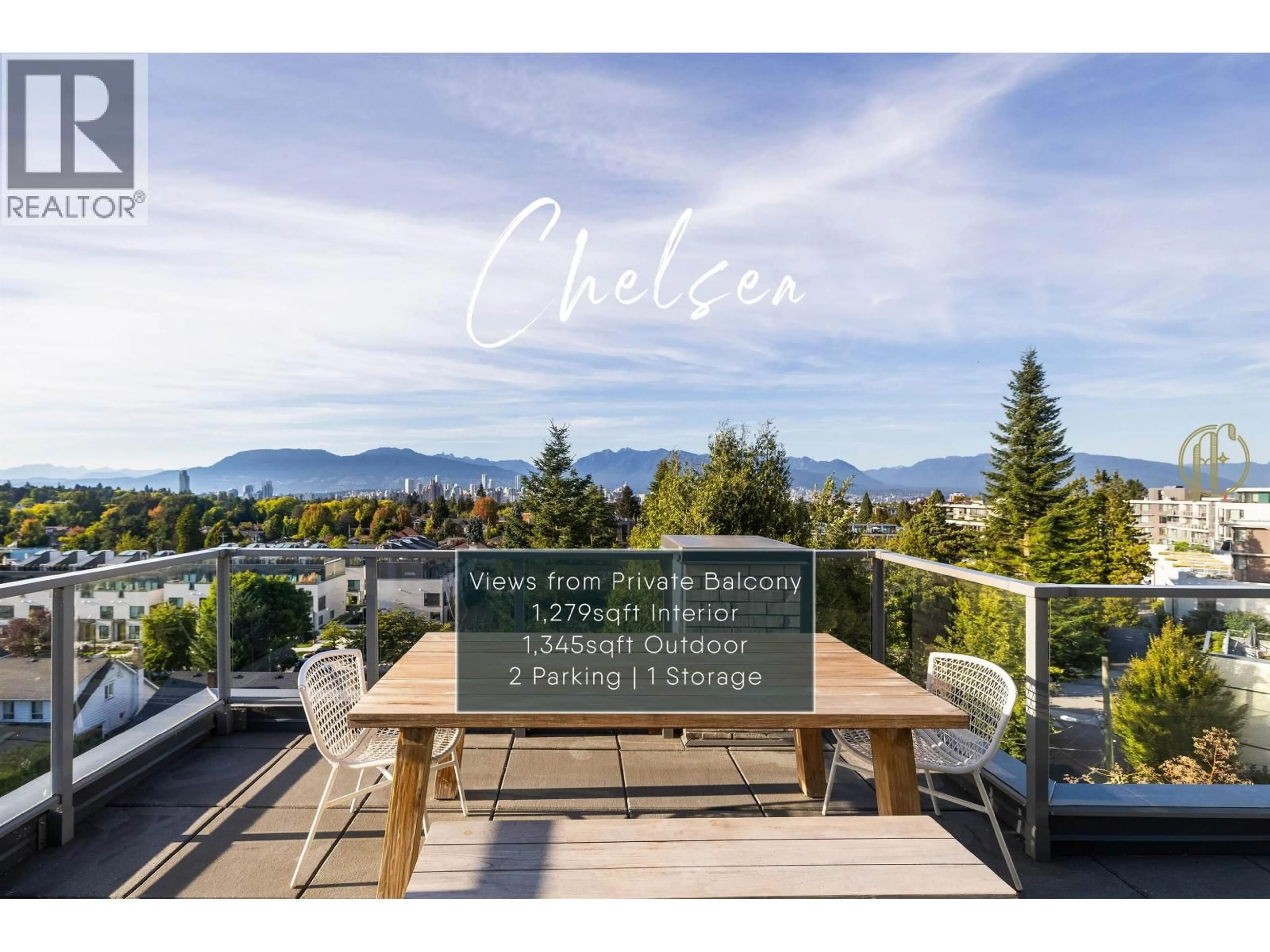Patio, water/lake/river/ocean view for 602 - 4685 CAMBIE STREET, Vancouver British Columbia V5Z0J7