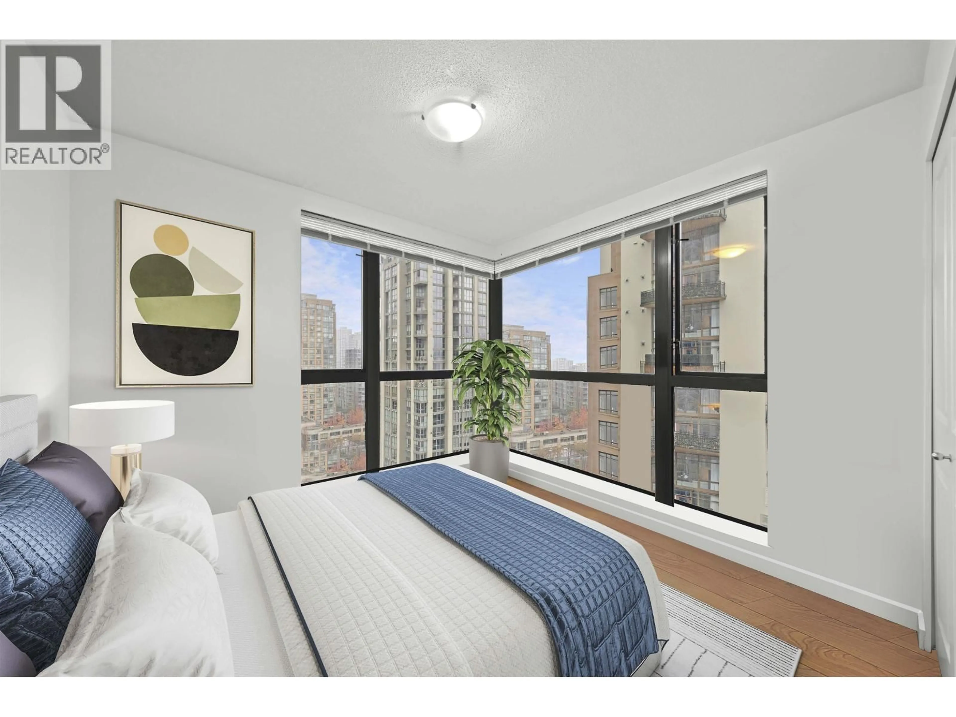 Bedroom with bed, unknown for 1604 - 1295 RICHARDS STREET, Vancouver British Columbia V6B1B7