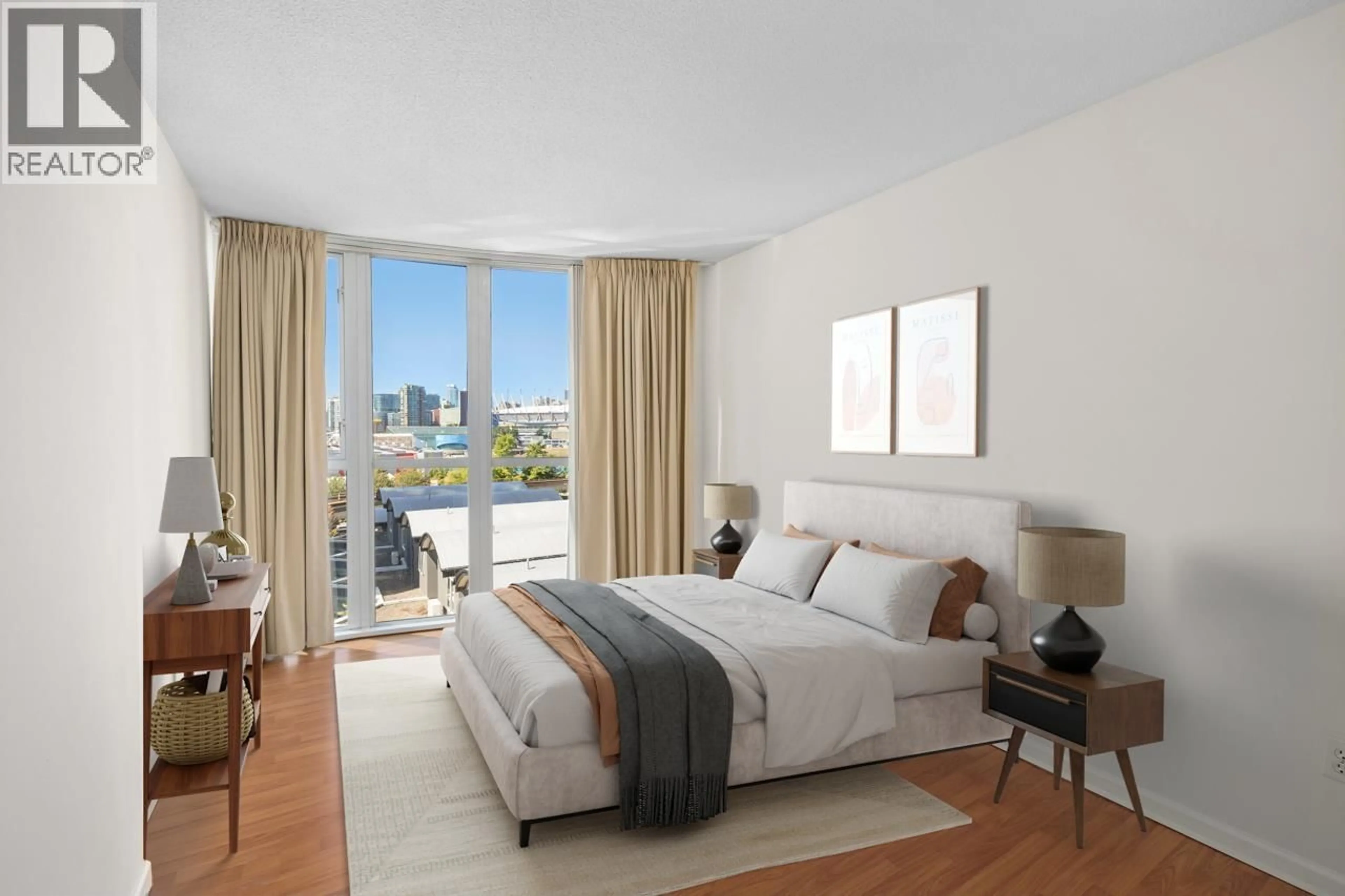 Bedroom with bed, unknown for 606 - 1255 MAIN STREET, Vancouver British Columbia V6A4G5
