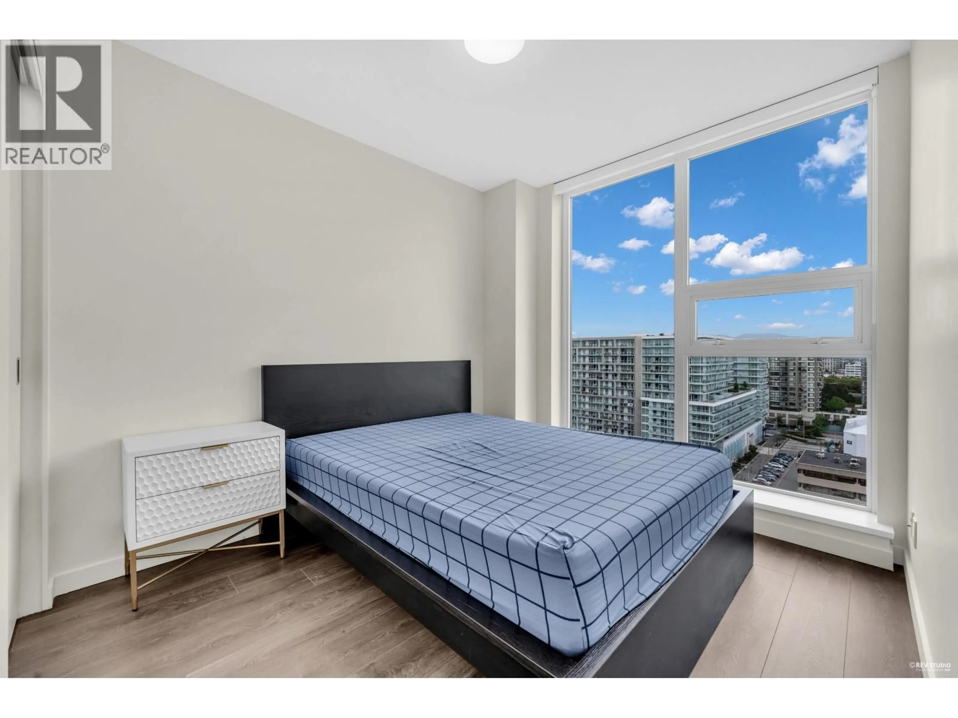 Bedroom with bed, unknown for 1404 - 6633 BUSWELL STREET, Richmond British Columbia V6Y0M3