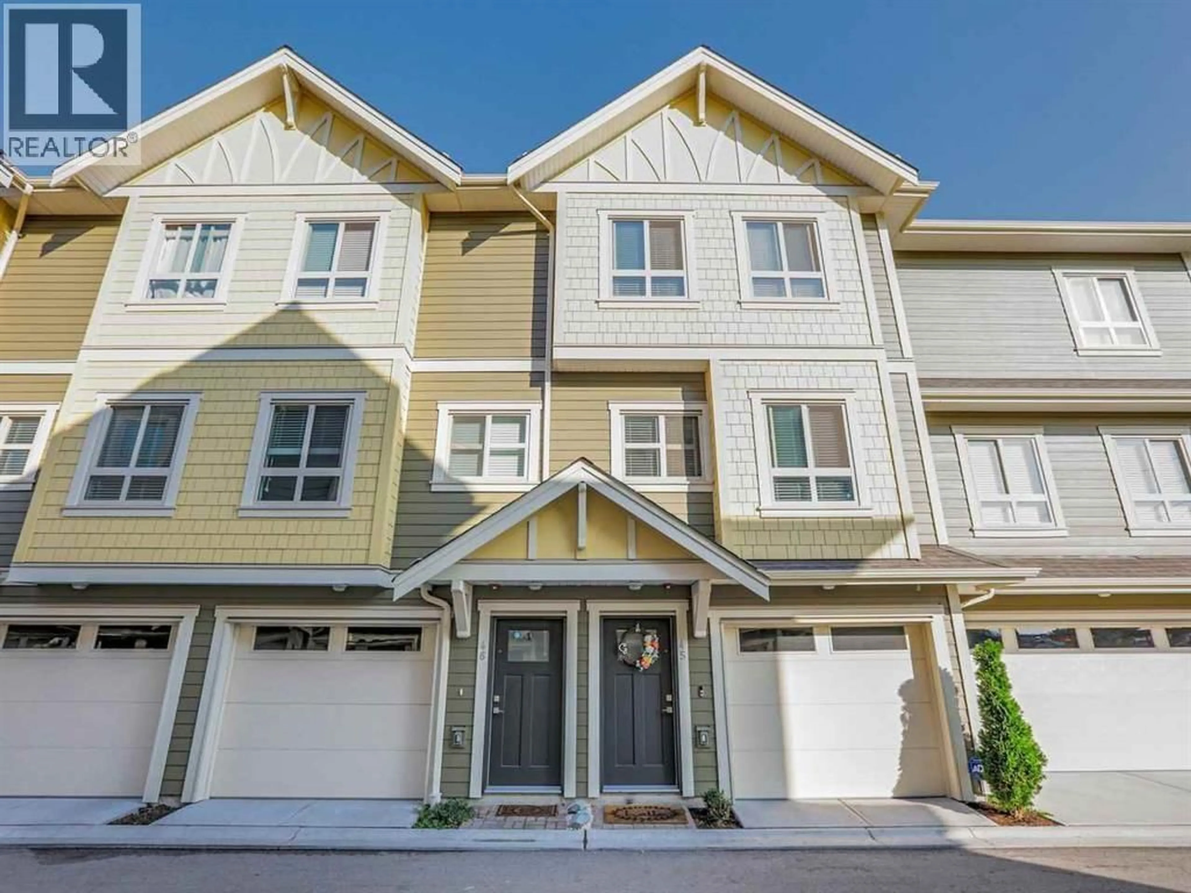 Home with vinyl exterior material, street for 45 - 843 EWEN AVENUE, New Westminster British Columbia V3M0K6