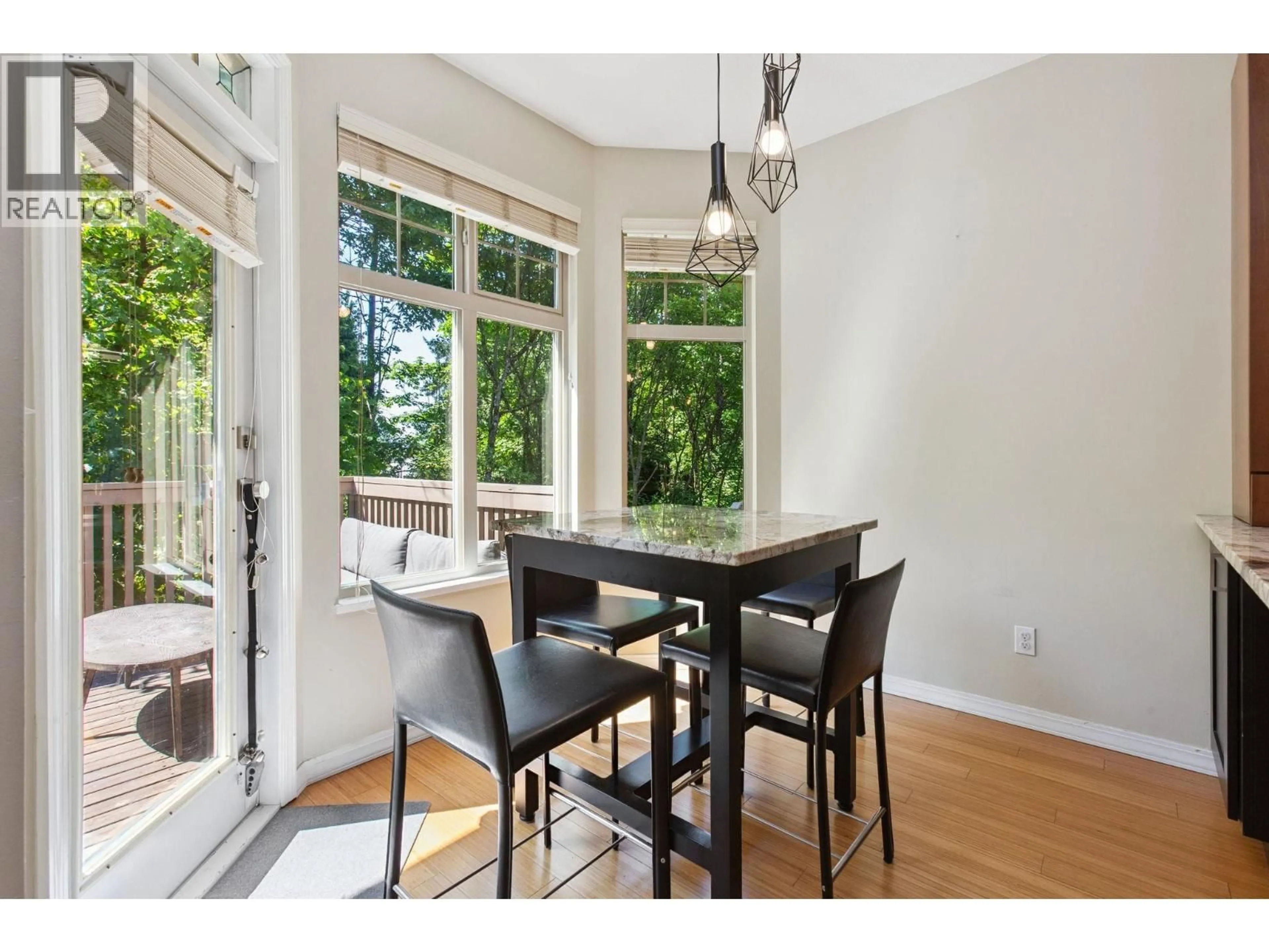 Dining room, wood/laminate floor for 15 - 8868 16TH AVENUE, Burnaby British Columbia V3N5A6