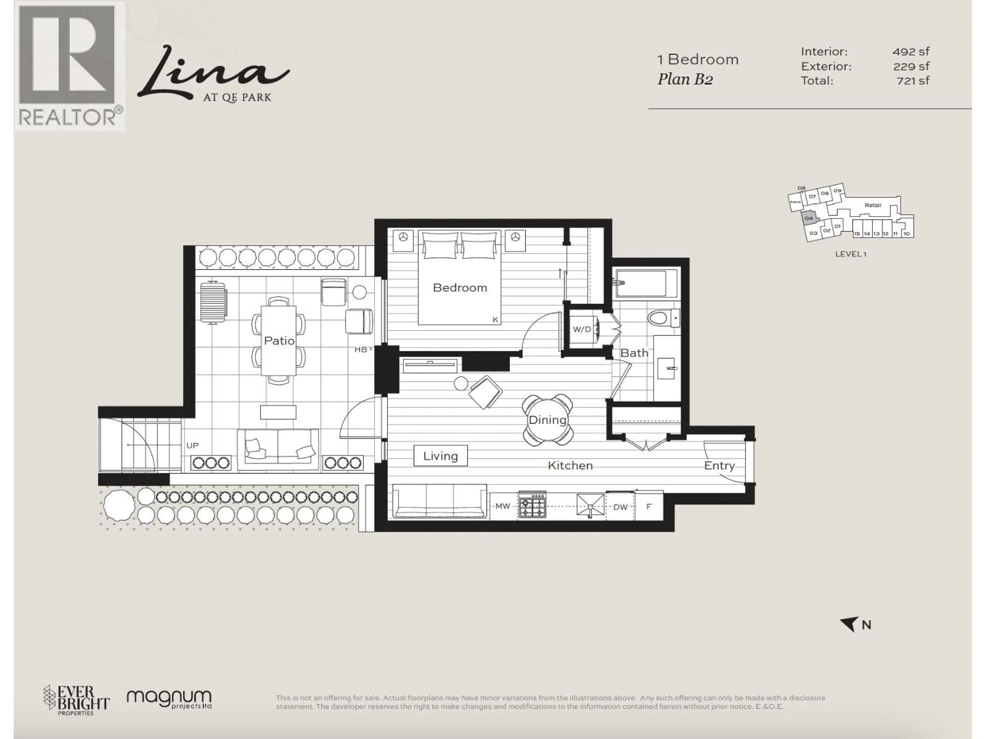 Floor plan for 104 - 5212 CAMBIE STREET, Vancouver British Columbia V5Z2Z7