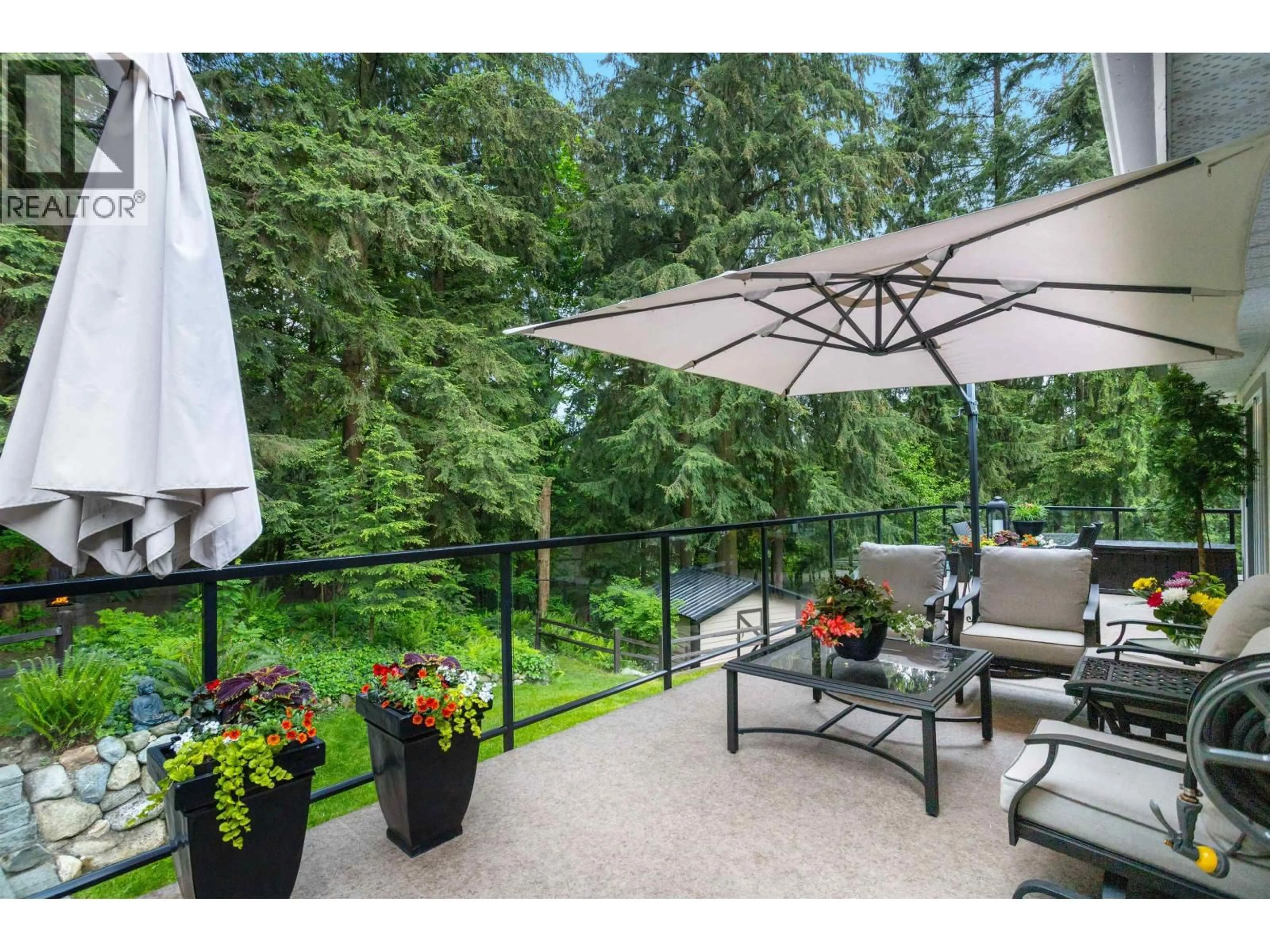 Patio, forest/trees view for 2606 HAWSER AVENUE, Coquitlam British Columbia V3C4E1