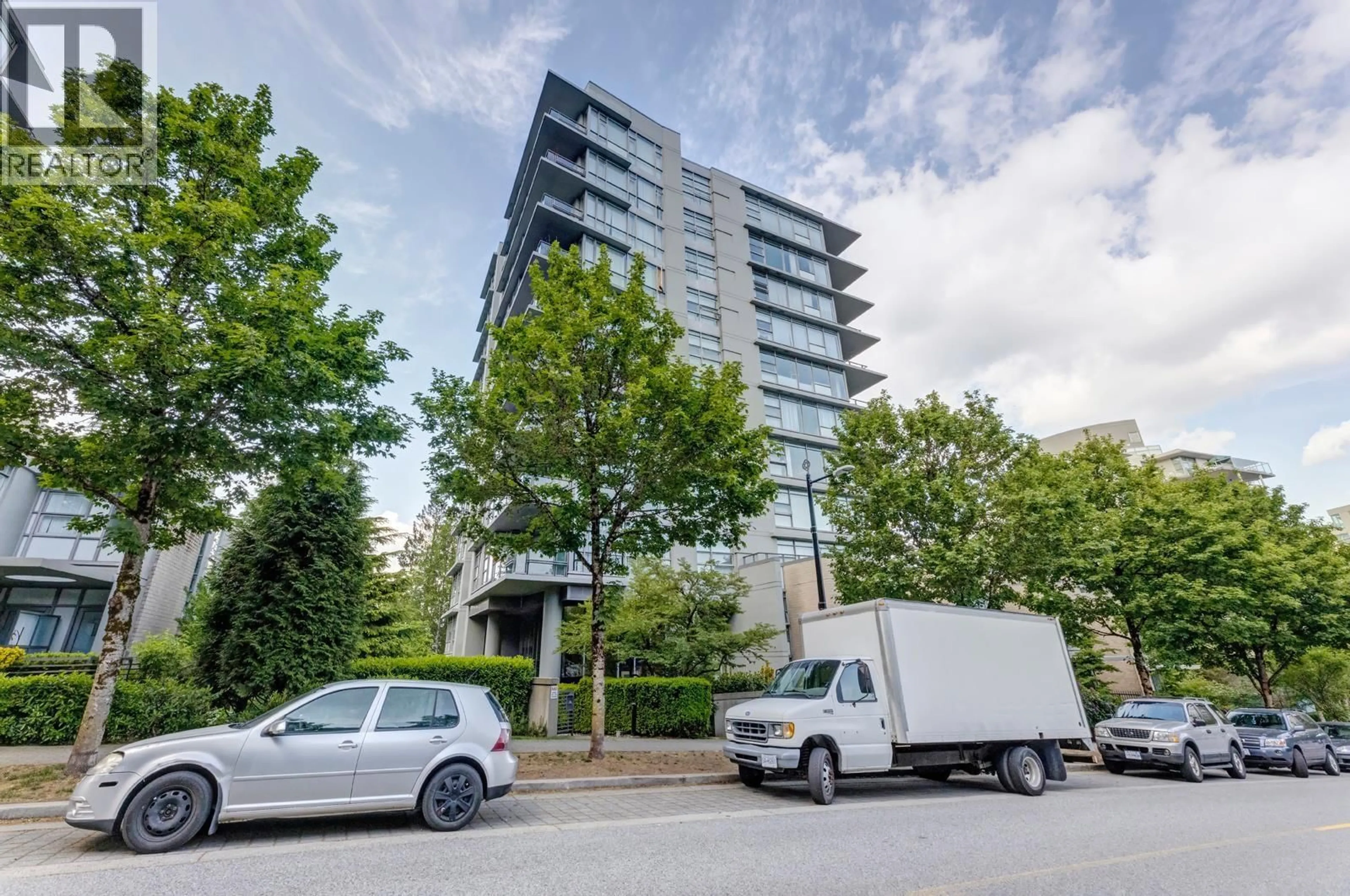 A pic from outside/outdoor area/front of a property/back of a property/a pic from drone, building for 307 - 9222 UNIVERSITY CRESCENT, Burnaby British Columbia V5A0A6
