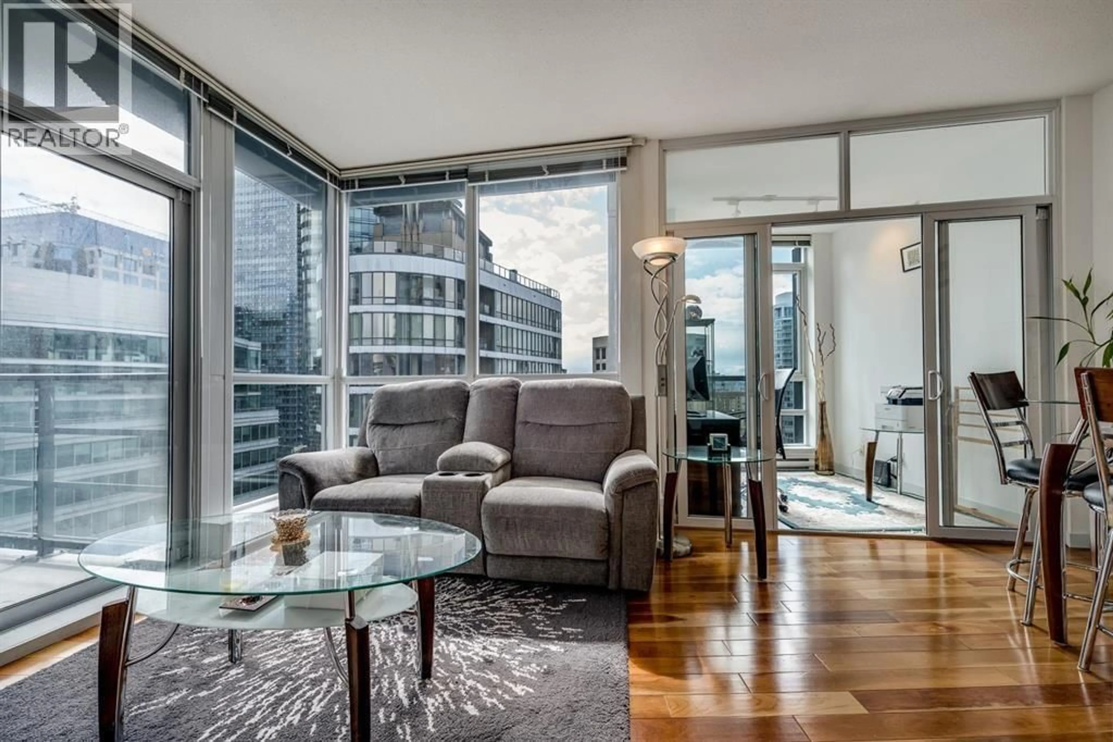 Living room with furniture, unknown for 2605 - 1189 MELVILLE STREET, Vancouver British Columbia V6E4T8