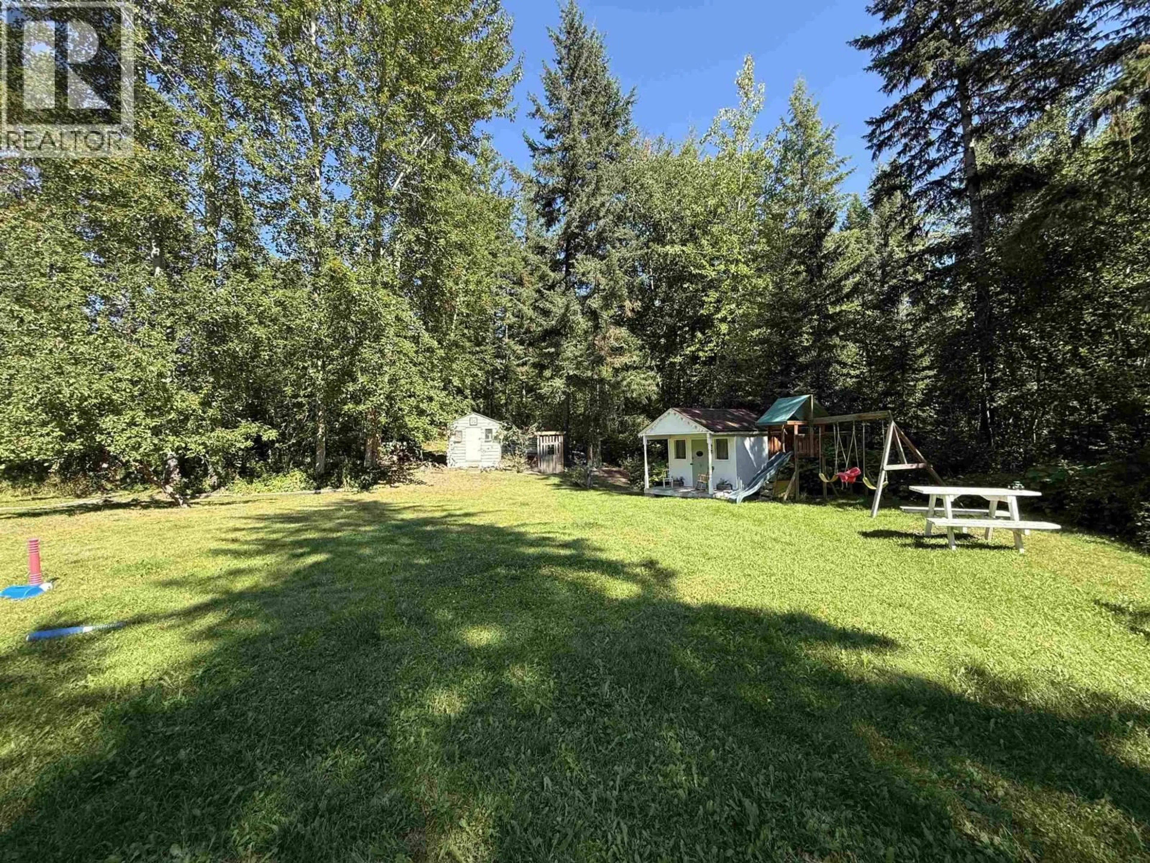 A pic from outside/outdoor area/front of a property/back of a property/a pic from drone, forest/trees view for 2216 BARKER ROAD, Quesnel British Columbia V2J7B7