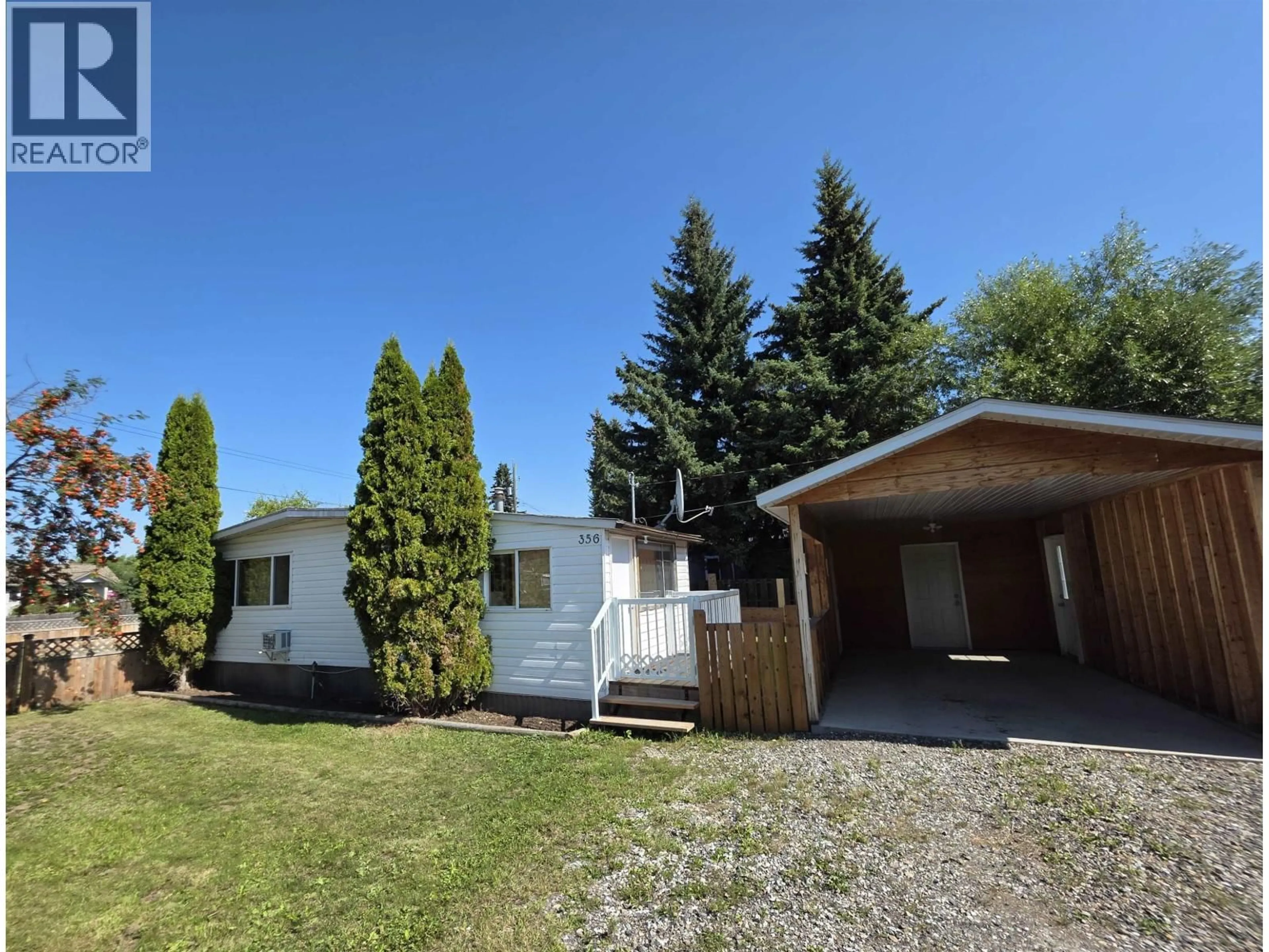 A pic from outside/outdoor area/front of a property/back of a property/a pic from drone, street for 356 CONNAUGHT STREET, Vanderhoof British Columbia V0J3A0