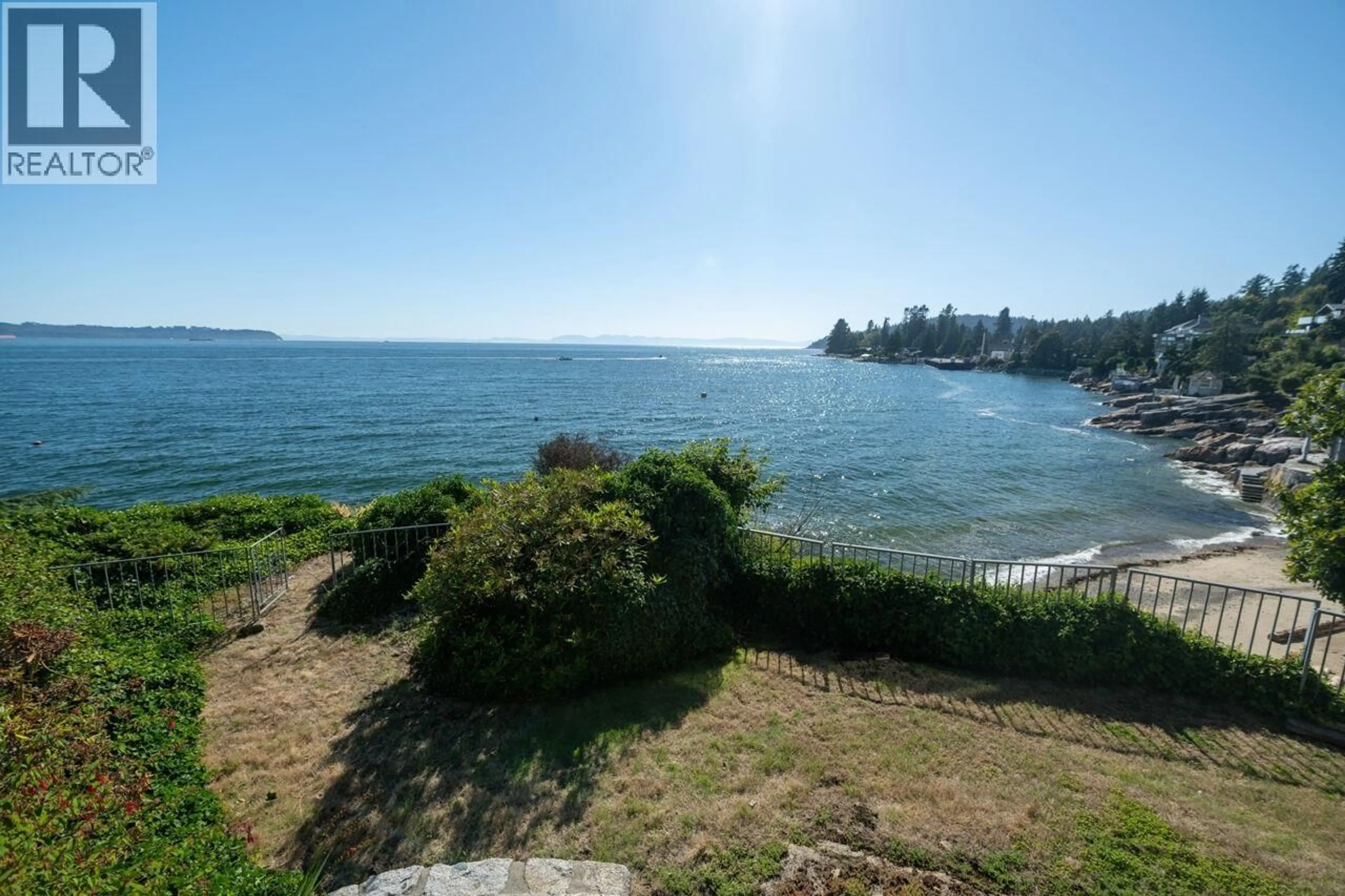 A pic from outside/outdoor area/front of a property/back of a property/a pic from drone, water/lake/river/ocean view for 4020 MARINE DRIVE, West Vancouver British Columbia V7V1N6