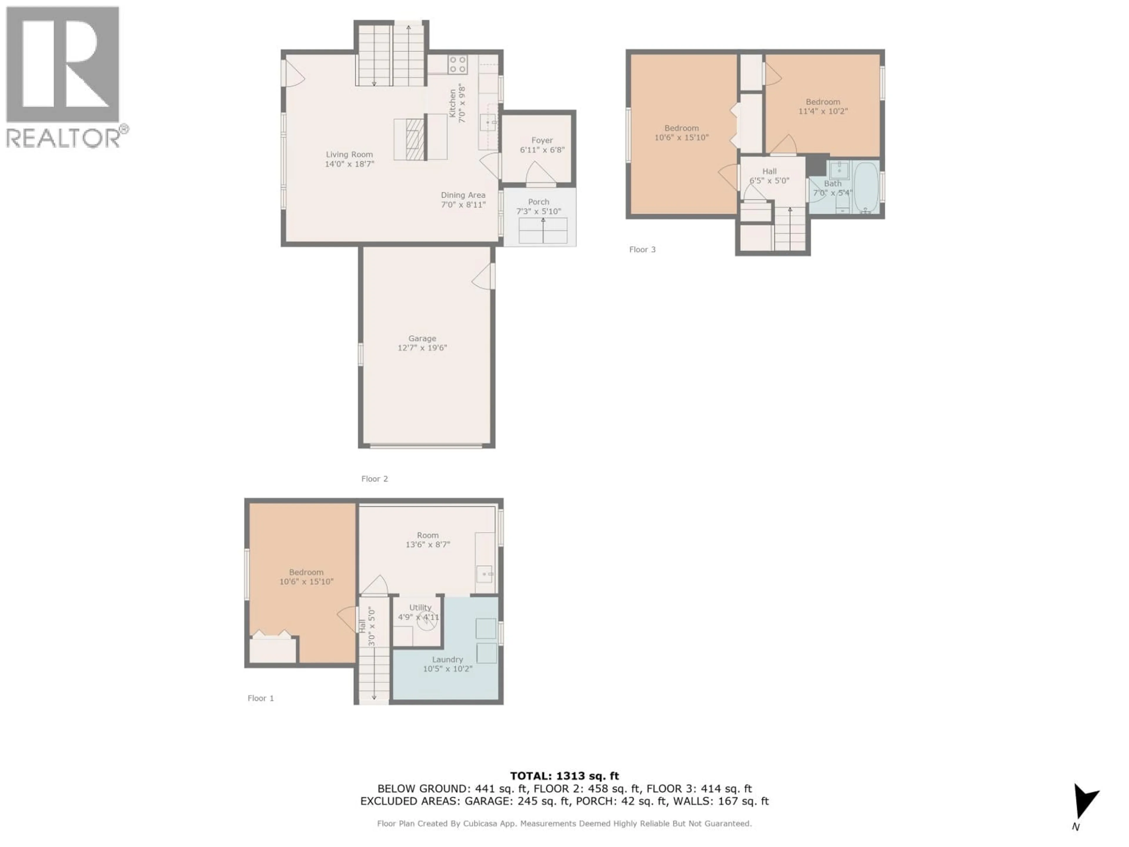 Floor plan for 85 WREN STREET, Kitimat British Columbia V8C1L2