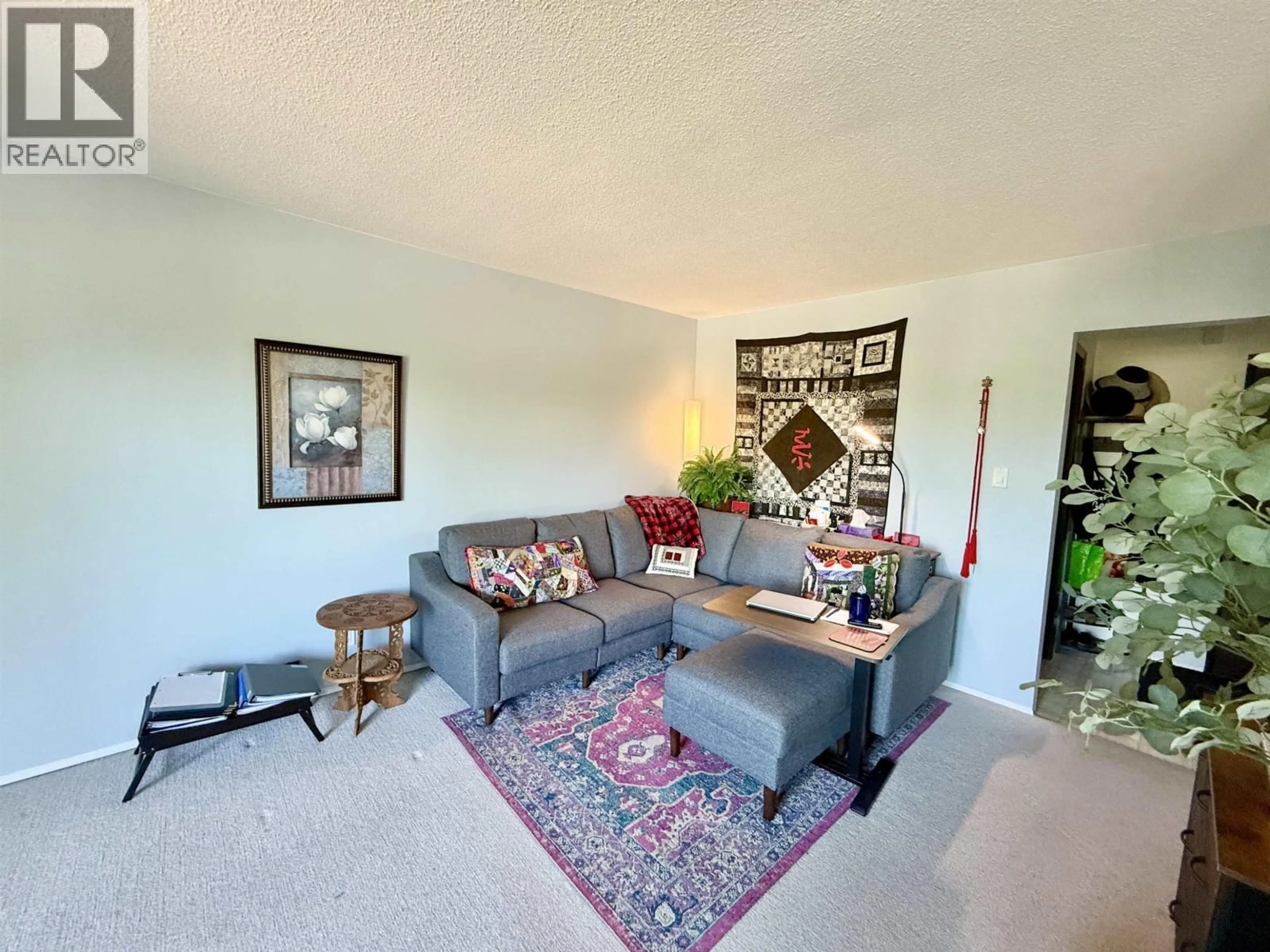 Living room with furniture, carpet floor for 215 - 4288 15TH AVENUE, Prince George British Columbia V2M5K6