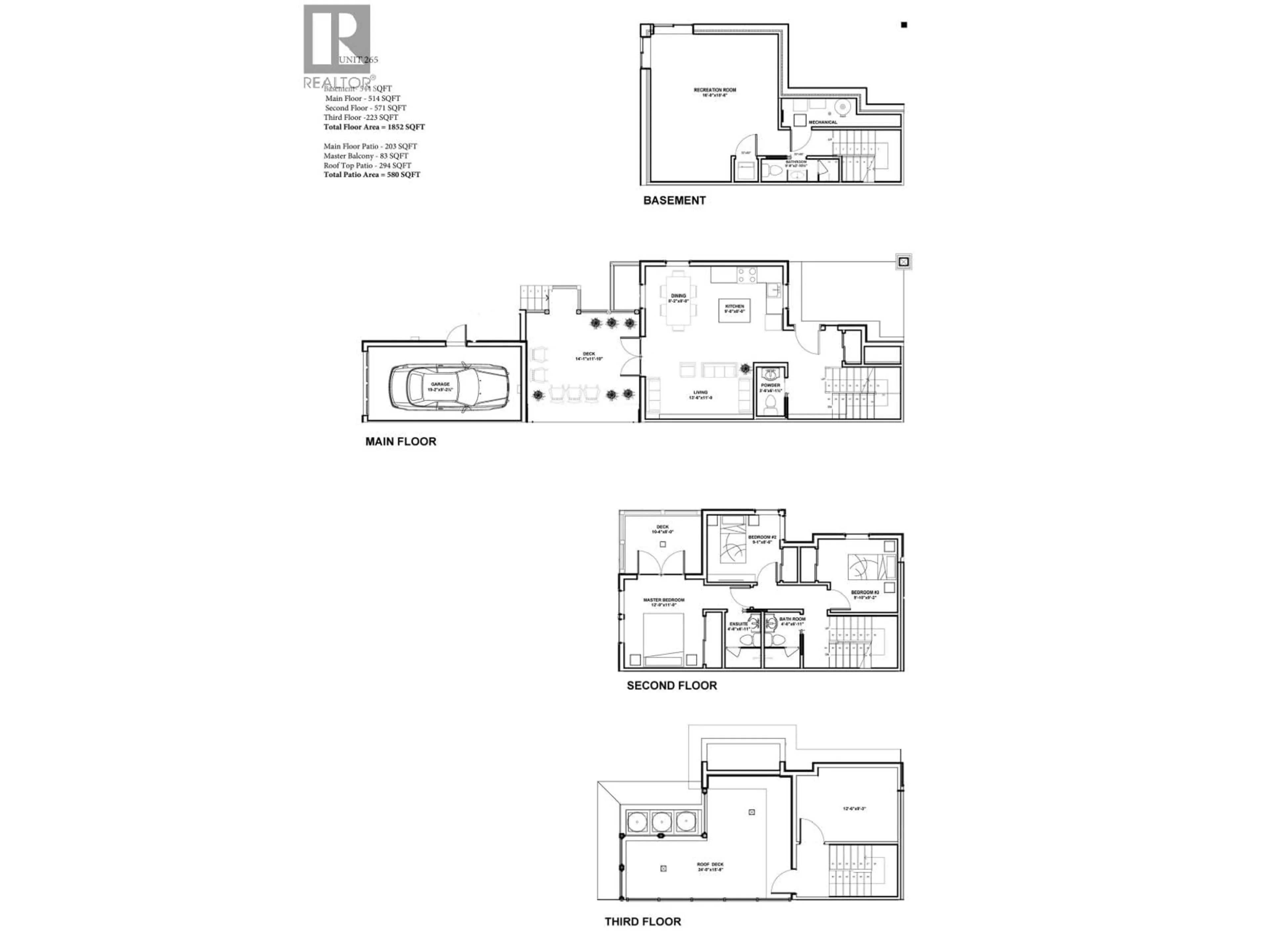 Floor plan for 265 6TH STREET, North Vancouver British Columbia V7M1K7