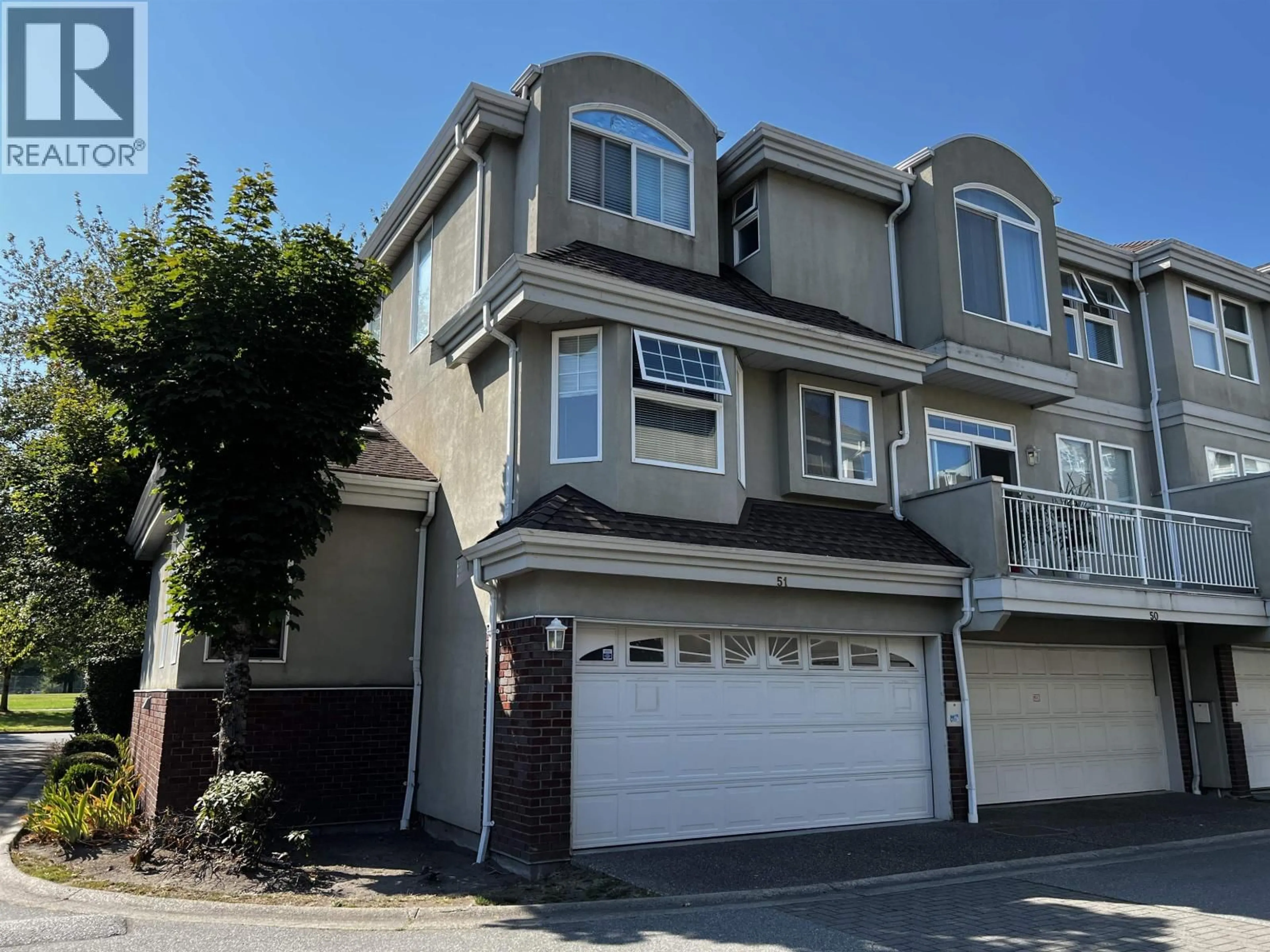 Home with vinyl exterior material, street for 51 - 5840 DOVER CRESCENT, Richmond British Columbia V7C5P4