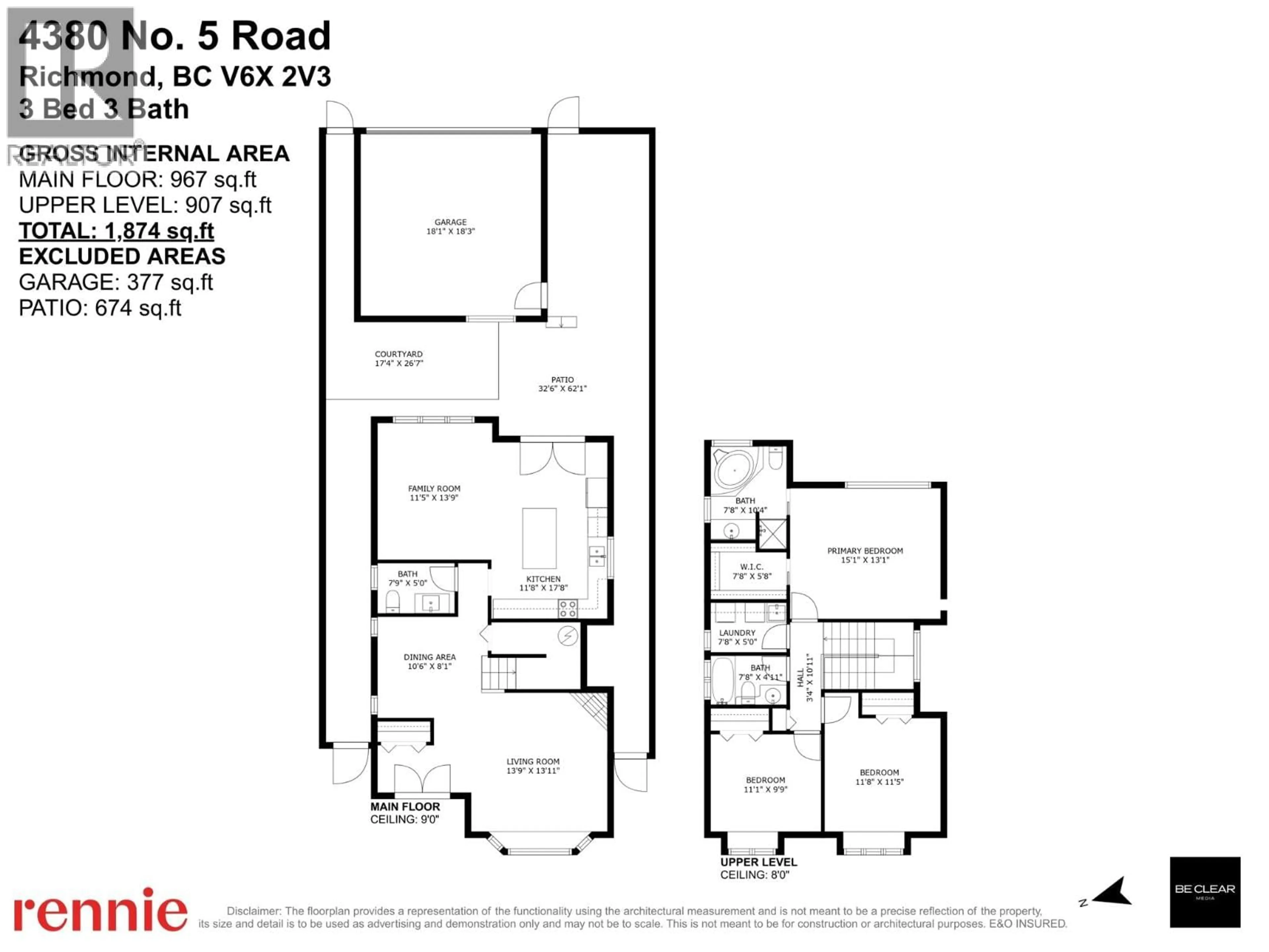 Floor plan for 4380 NO 5 ROAD, Richmond British Columbia V6X2V3