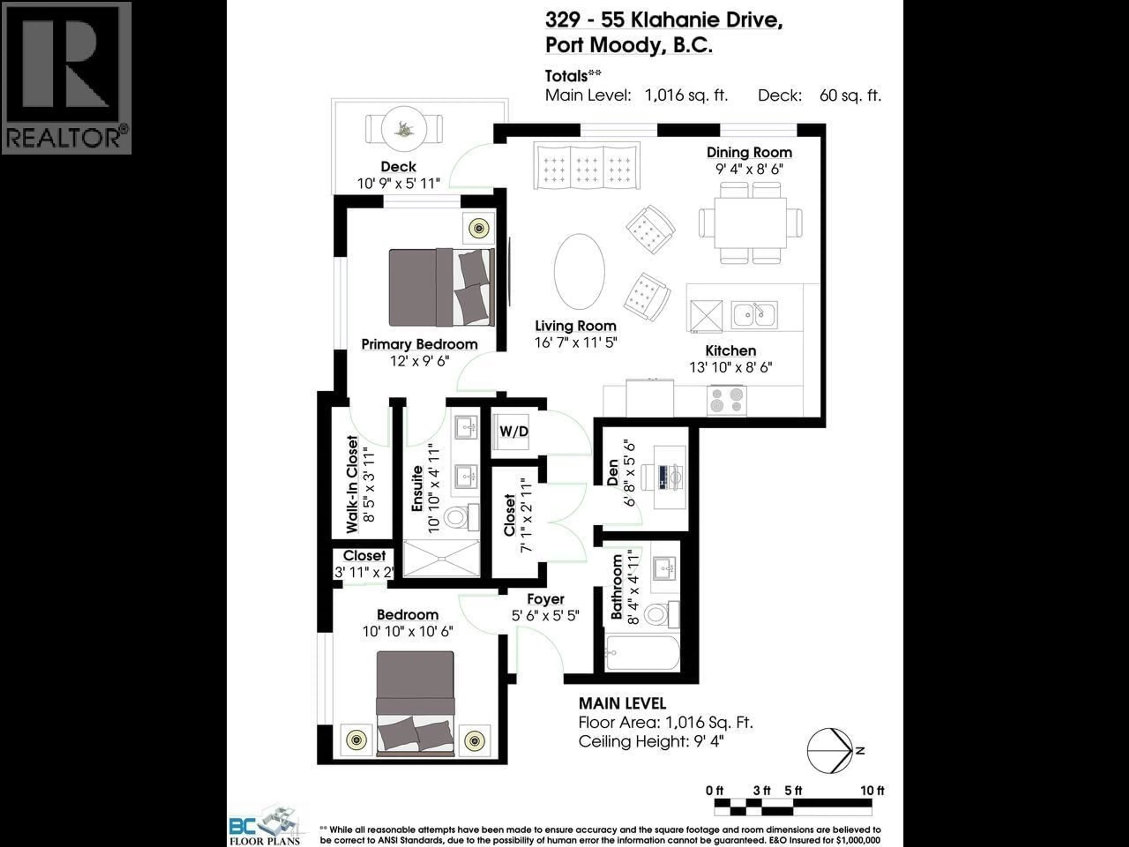 Floor plan for 329 - 55 KLAHANIE DRIVE, Port Moody British Columbia V3H0M9
