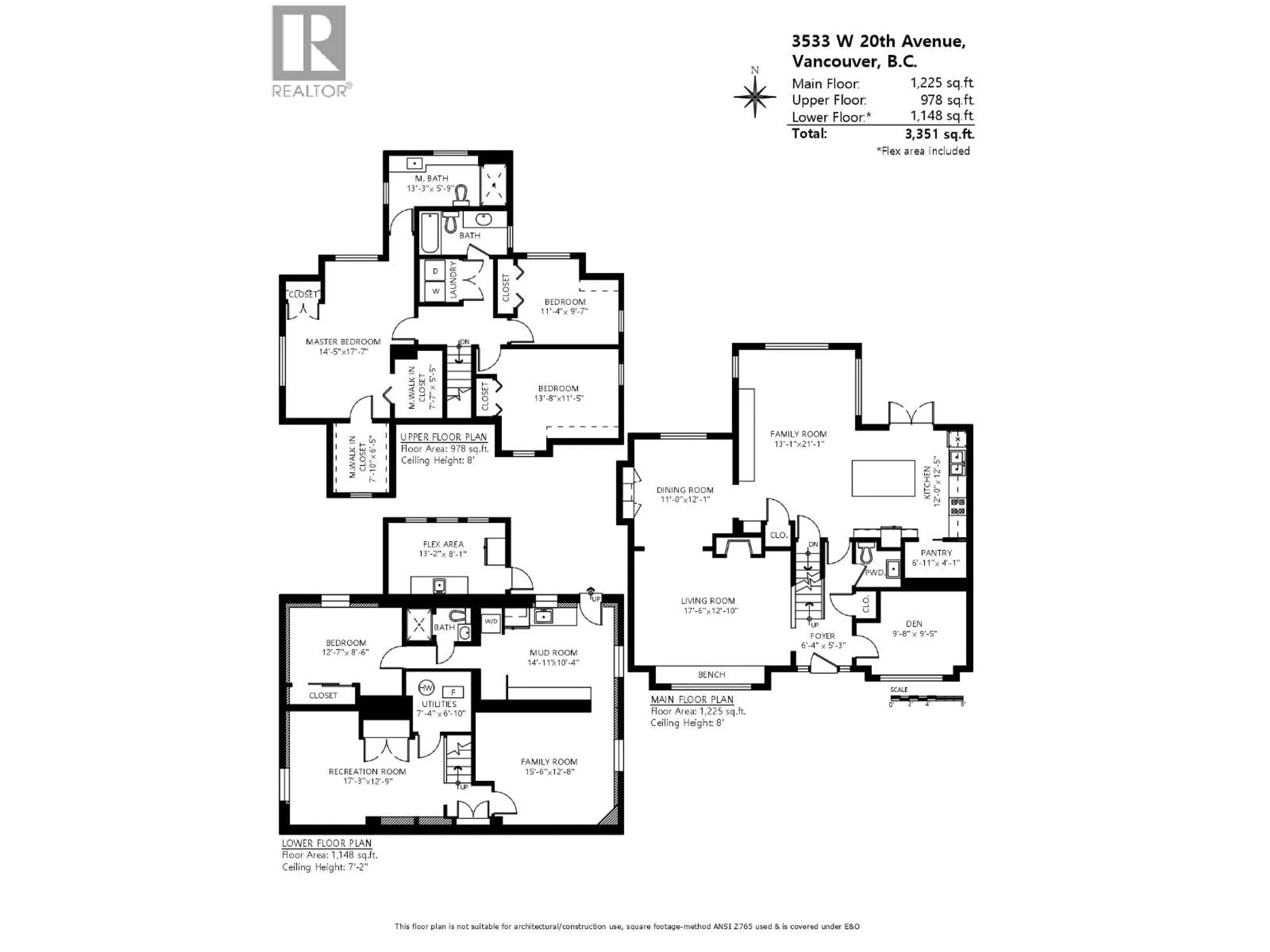 Floor plan for 3533 20TH AVENUE, Vancouver British Columbia V6S1E6