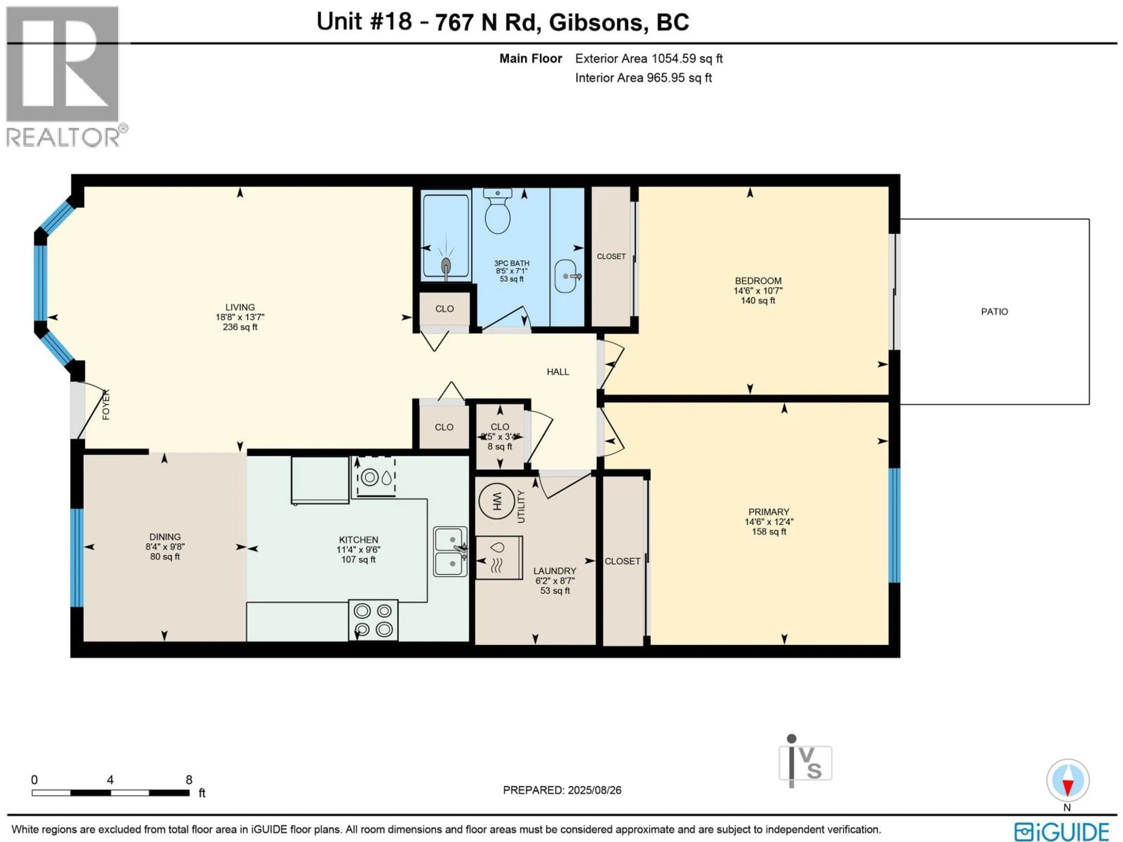 Floor plan for 18 - 767 NORTH ROAD, Gibsons British Columbia V0N1V9