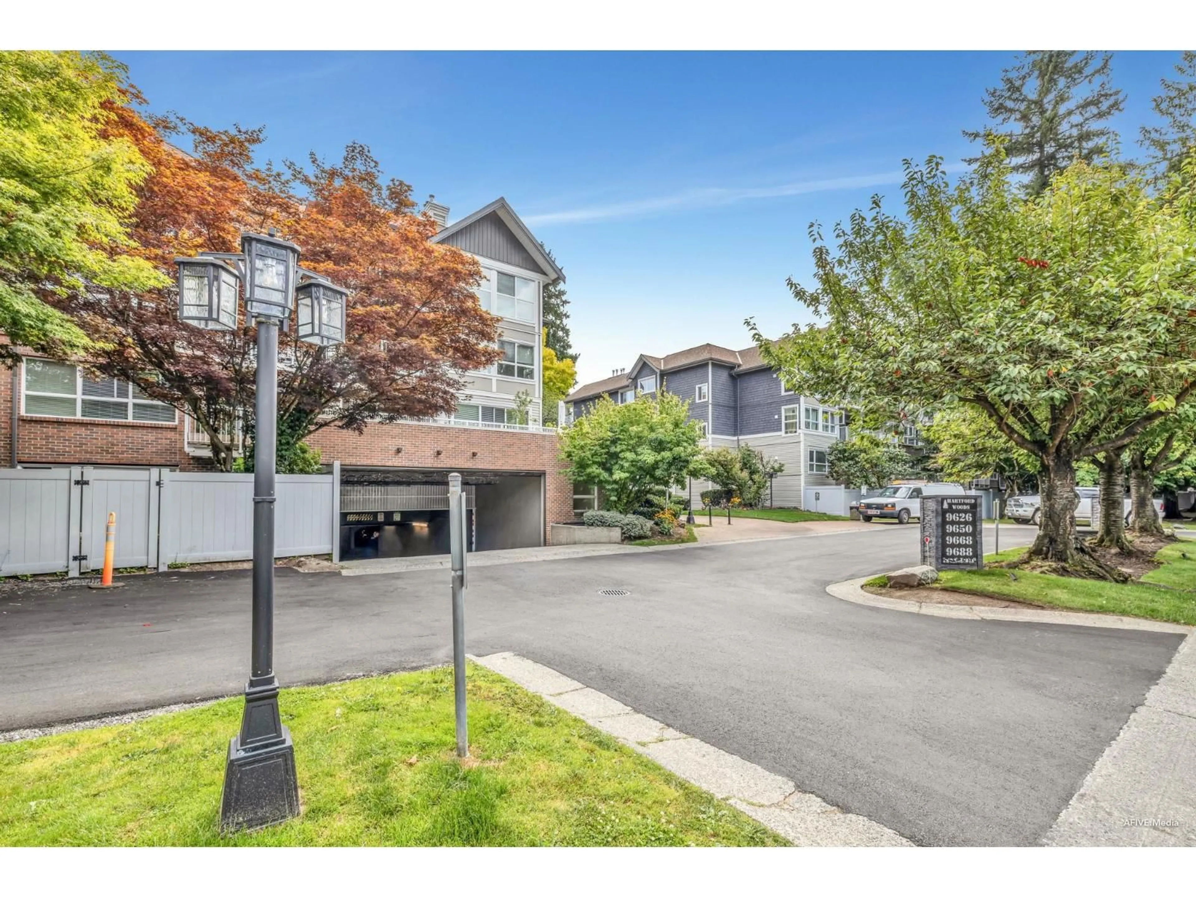 A pic from outside/outdoor area/front of a property/back of a property/a pic from drone, street for 321 - 9688 148, Surrey British Columbia V3R0W2