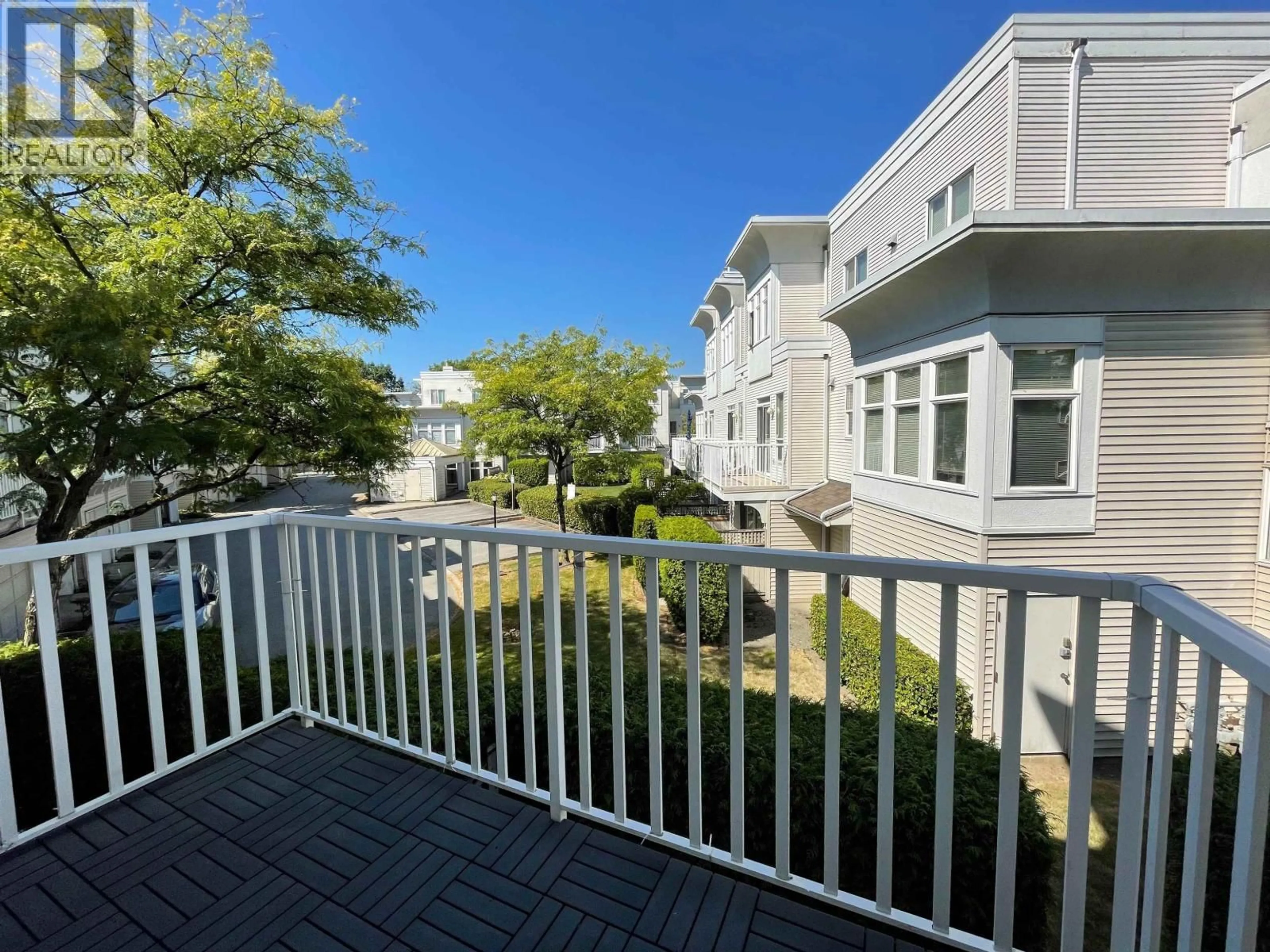A pic from outside/outdoor area/front of a property/back of a property/a pic from drone, city buildings view from balcony for 40 - 12331 MCNEELY DRIVE, Richmond British Columbia V6V2S3