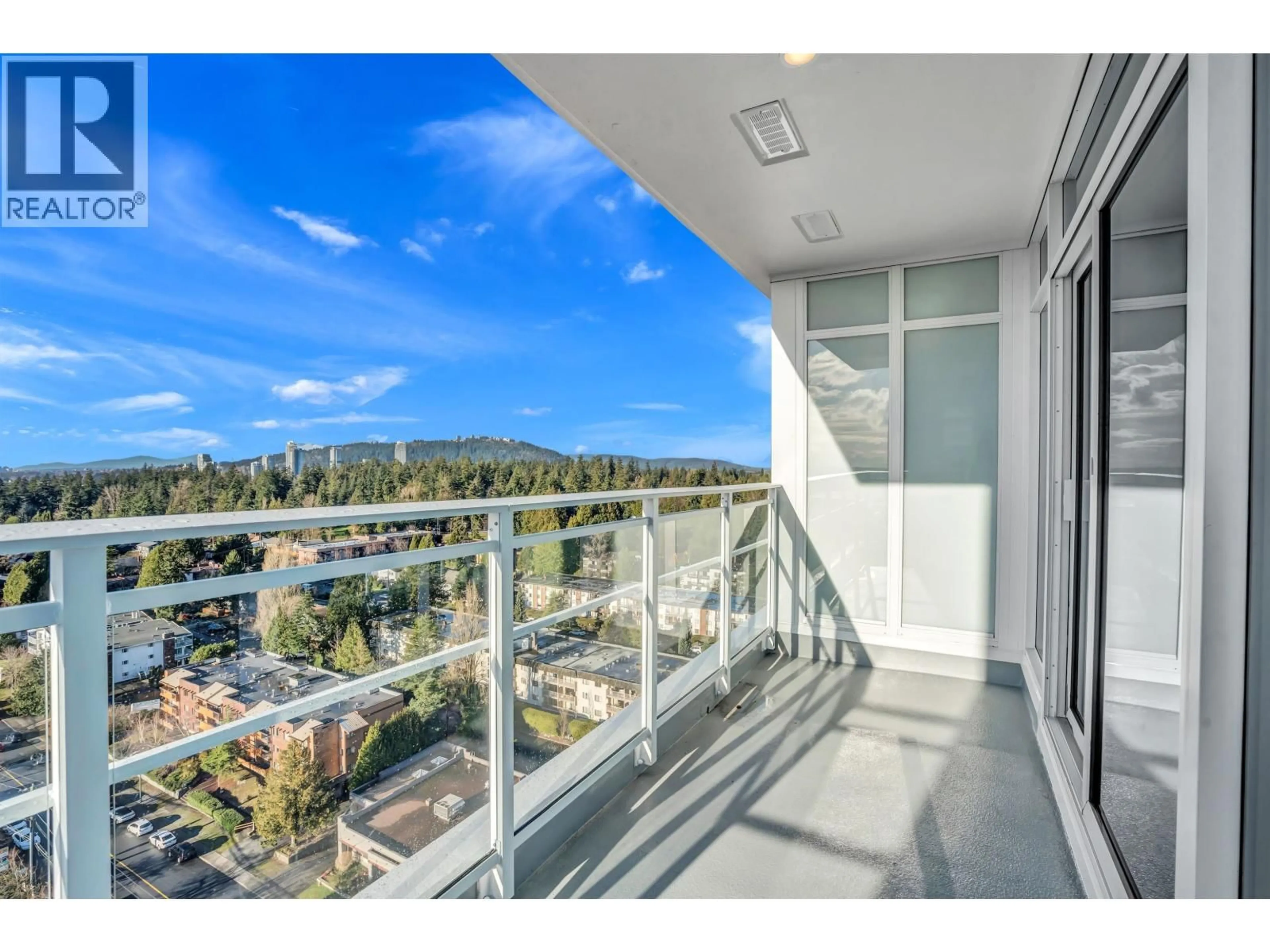 Balcony in the apartment, water/lake/river/ocean view for 1605 - 505 NELSON STREET, Coquitlam British Columbia V3J0R5