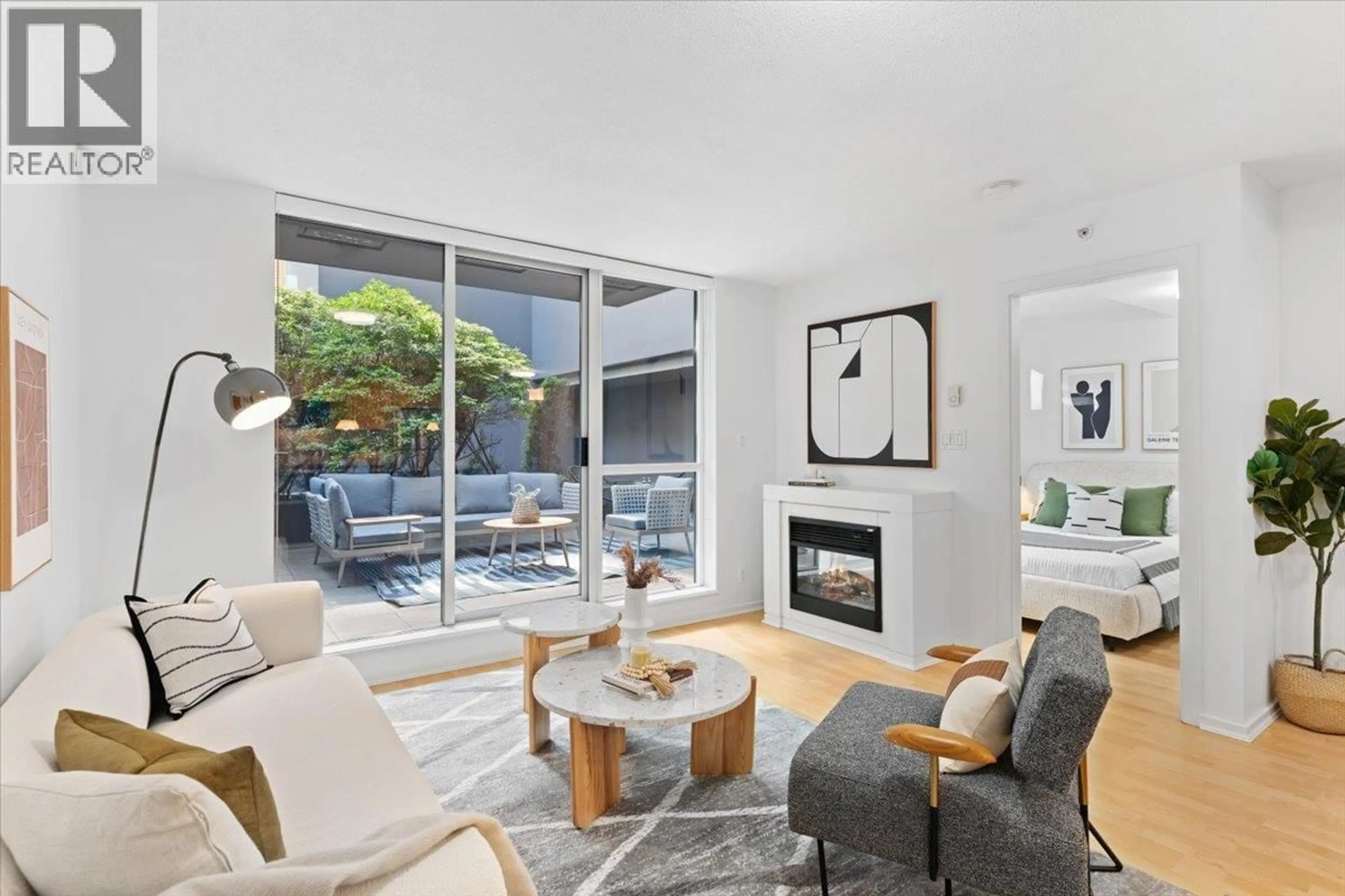 Living room with furniture, unknown for 203 - 1155 SEYMOUR STREET, Vancouver British Columbia V6B1K2