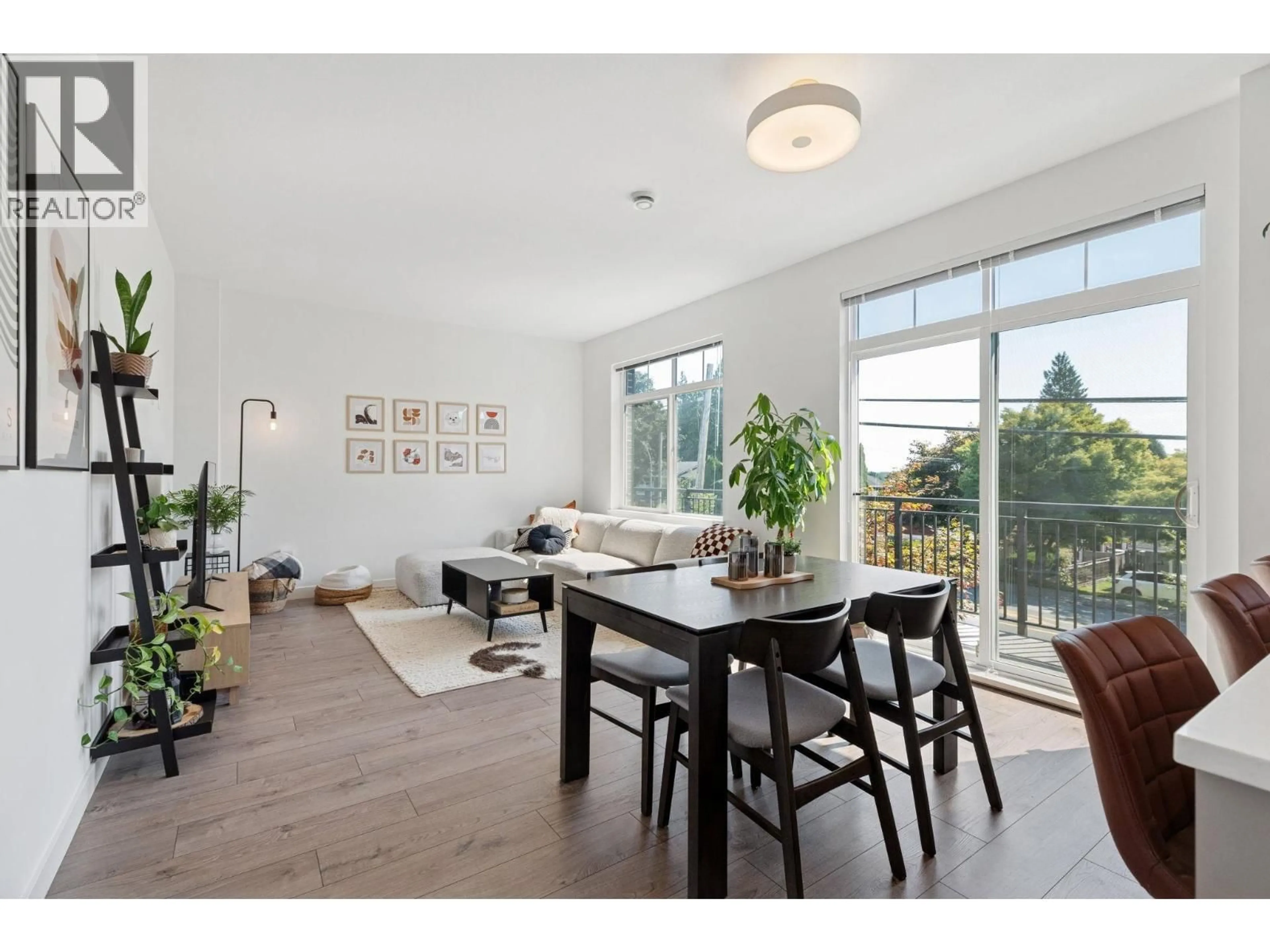 Dining room, wood/laminate floor for 155 - 1220 ROCKLIN STREET, Coquitlam British Columbia V3B0R6