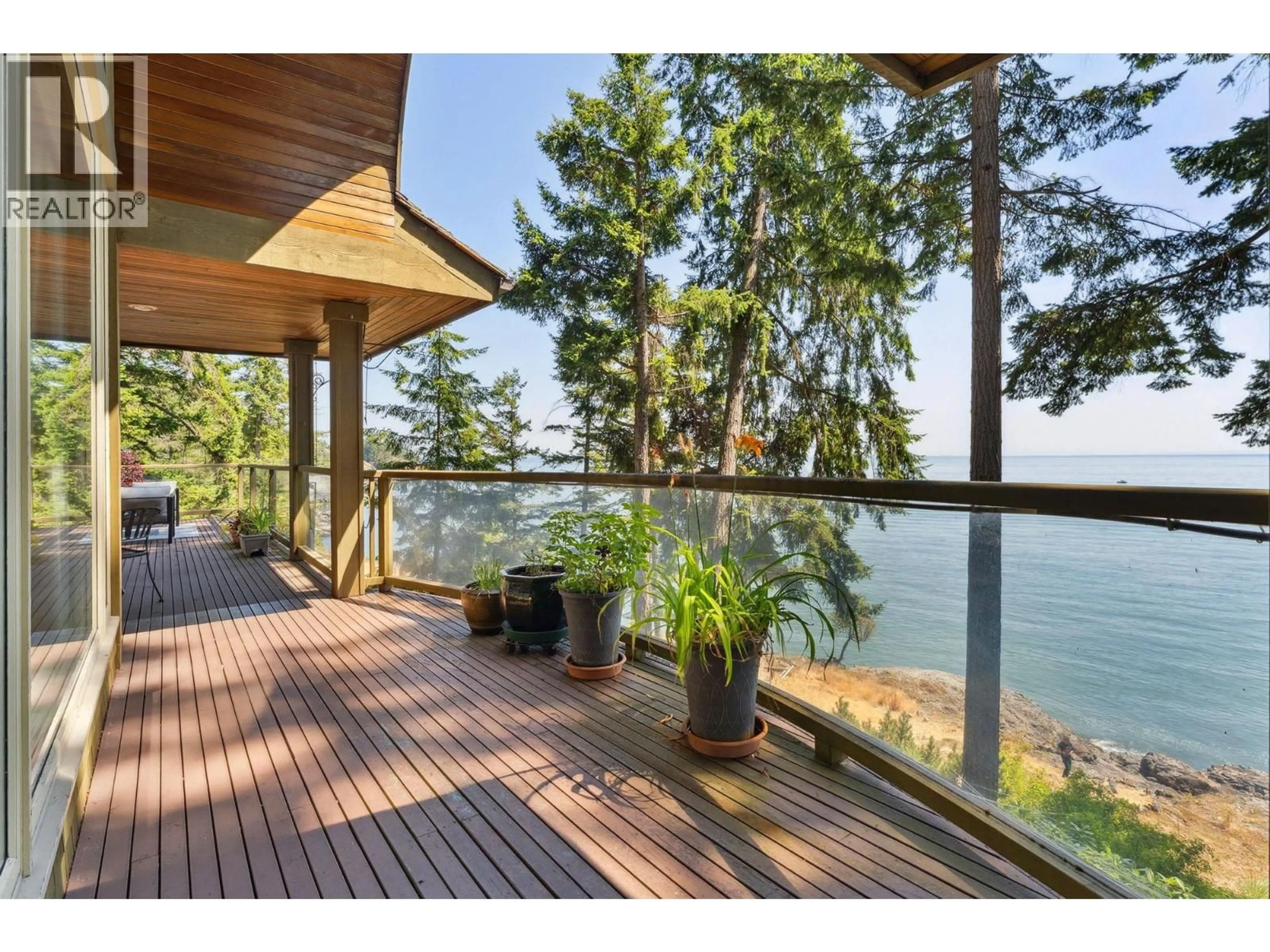 Patio, water/lake/river/ocean view for 1251 FAIRWEATHER ROAD, Bowen Island British Columbia V0N1G2