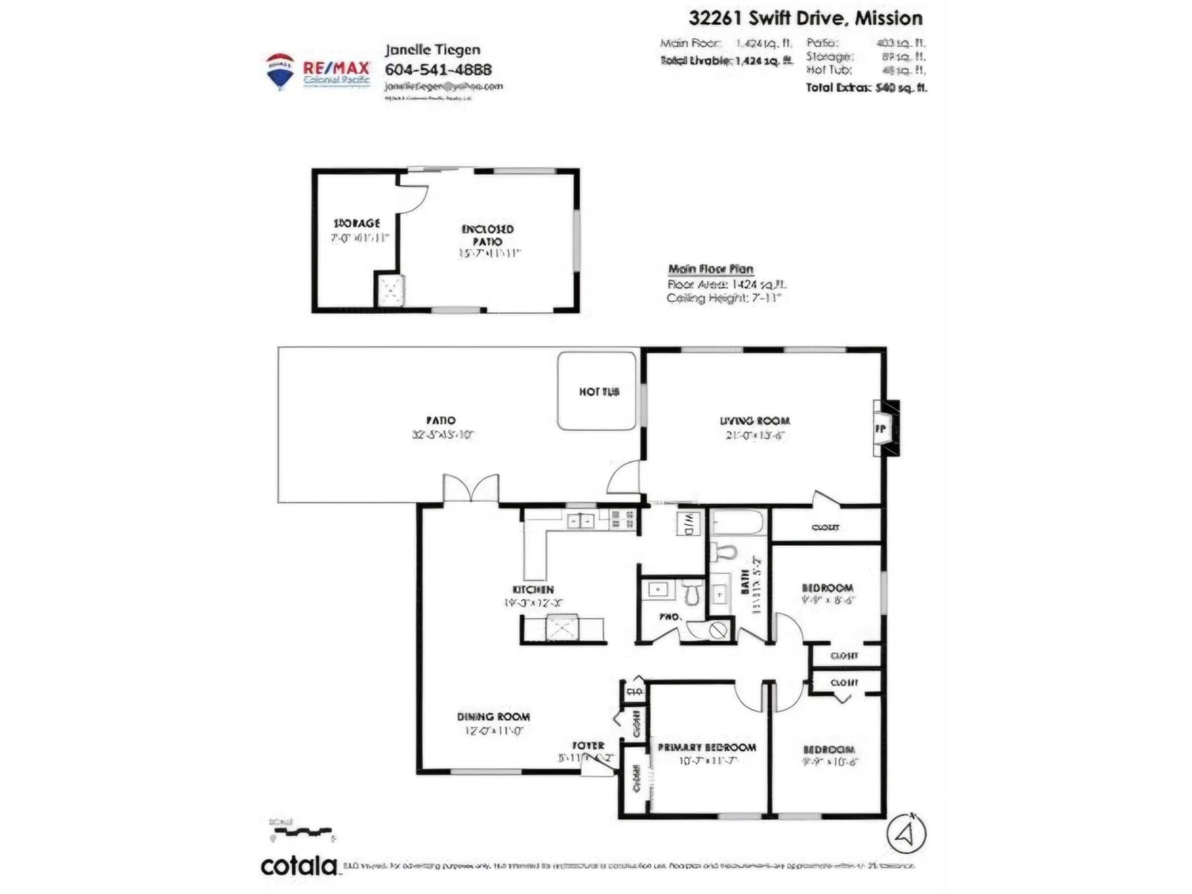 Floor plan for 32261 SWIFT, Mission British Columbia V2V5L5