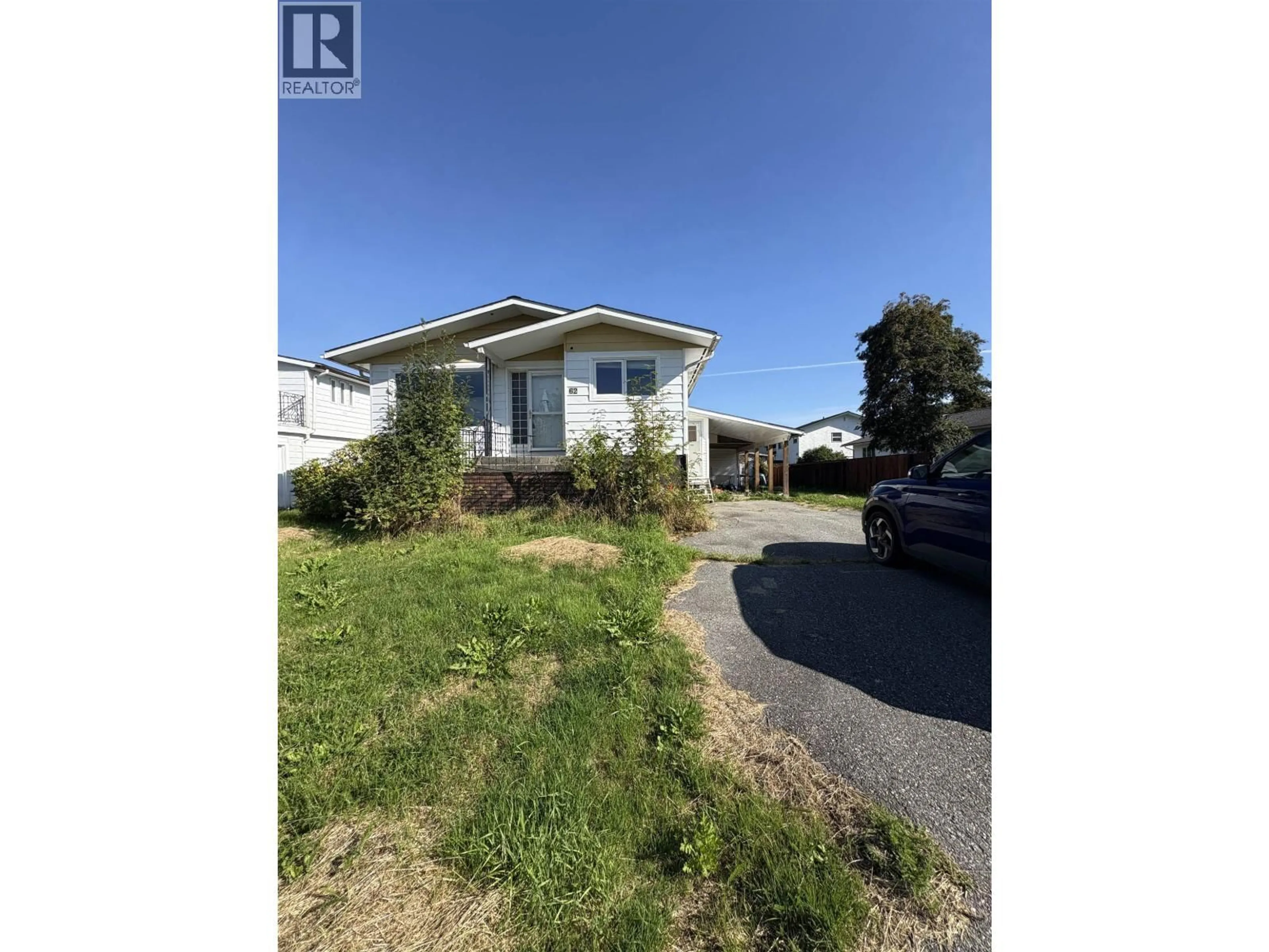 A pic from outside/outdoor area/front of a property/back of a property/a pic from drone, street for 62 CHARLES STREET, Kitimat British Columbia V8C2J3