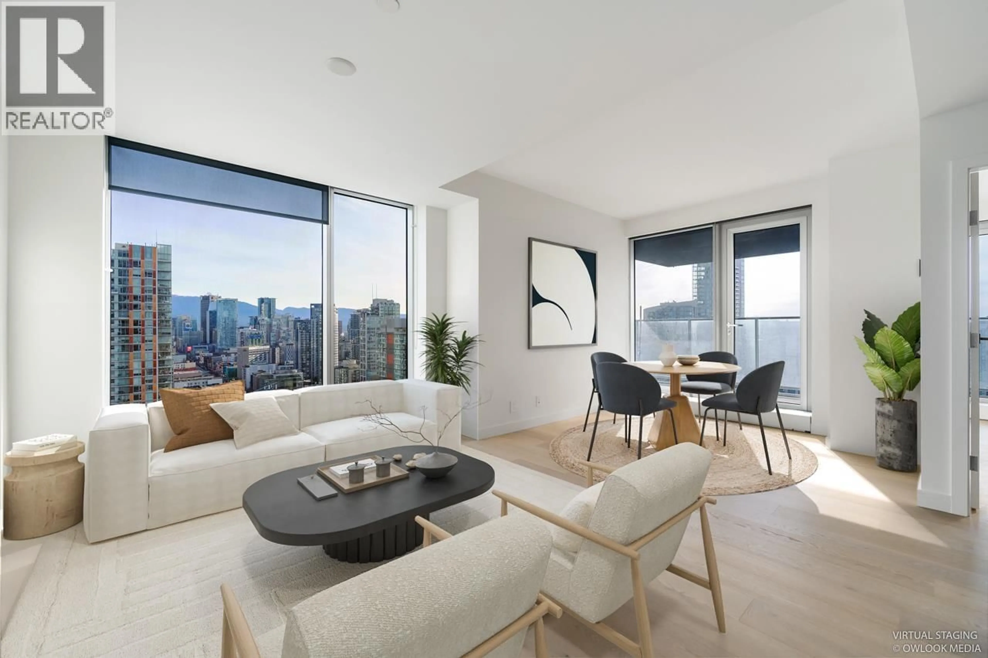 Living room with furniture, unknown for 3207 - 1480 HOWE STREET, Vancouver British Columbia V6Z0G5