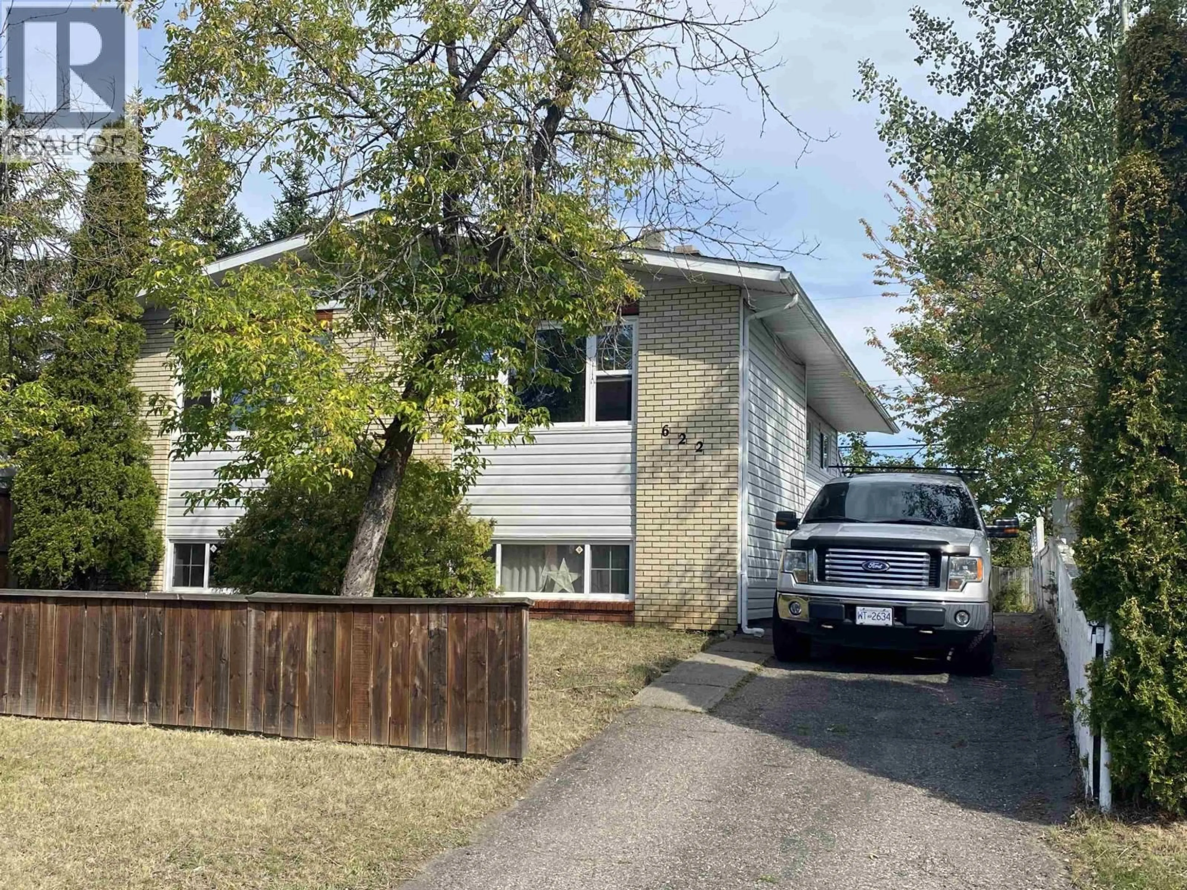Home with vinyl exterior material, street for 622 JOHNSON STREET, Prince George British Columbia V2M2Z9
