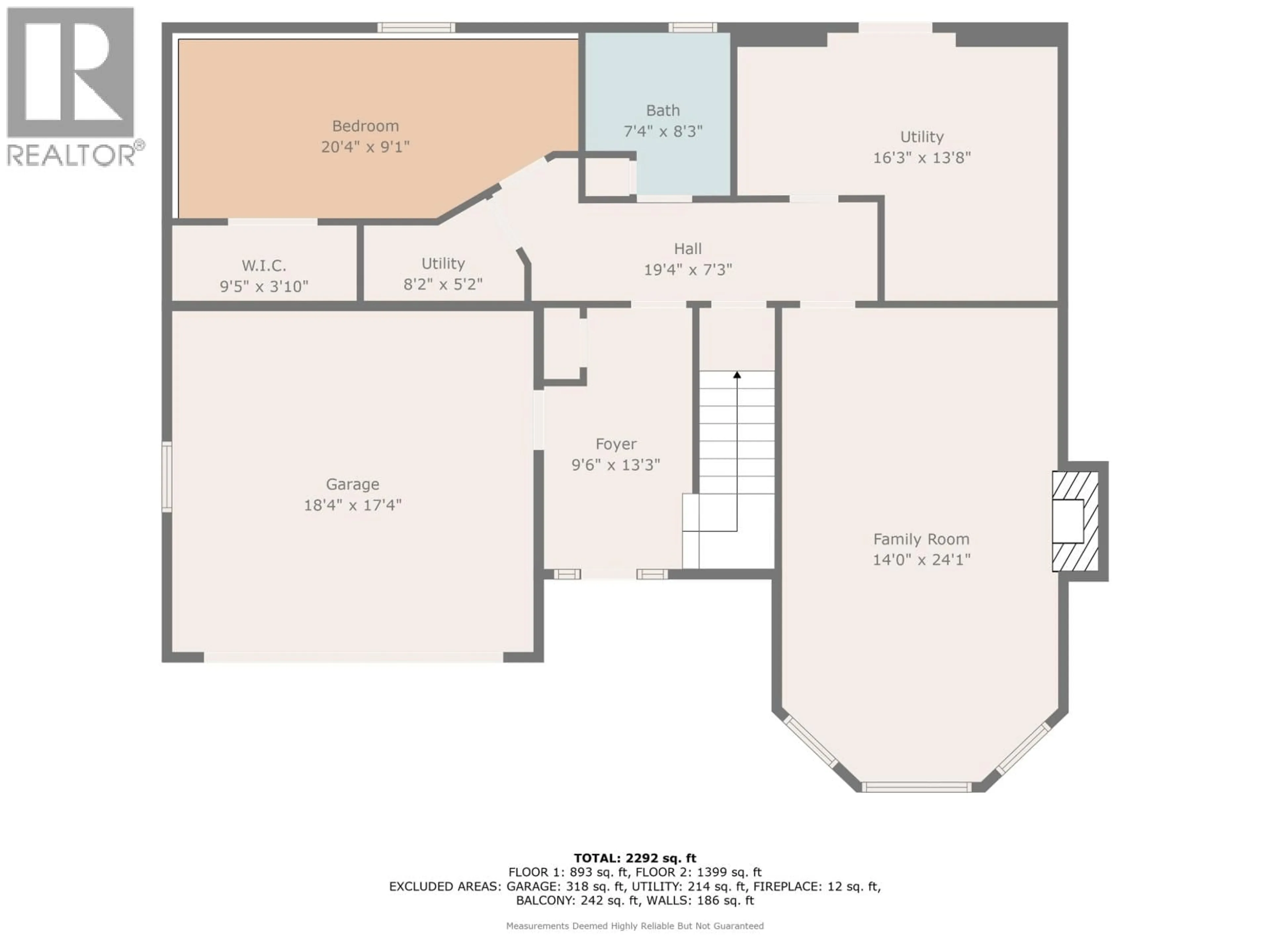 Floor plan for 3468 CLEARWOOD CRESCENT, Prince George British Columbia V2K4R1