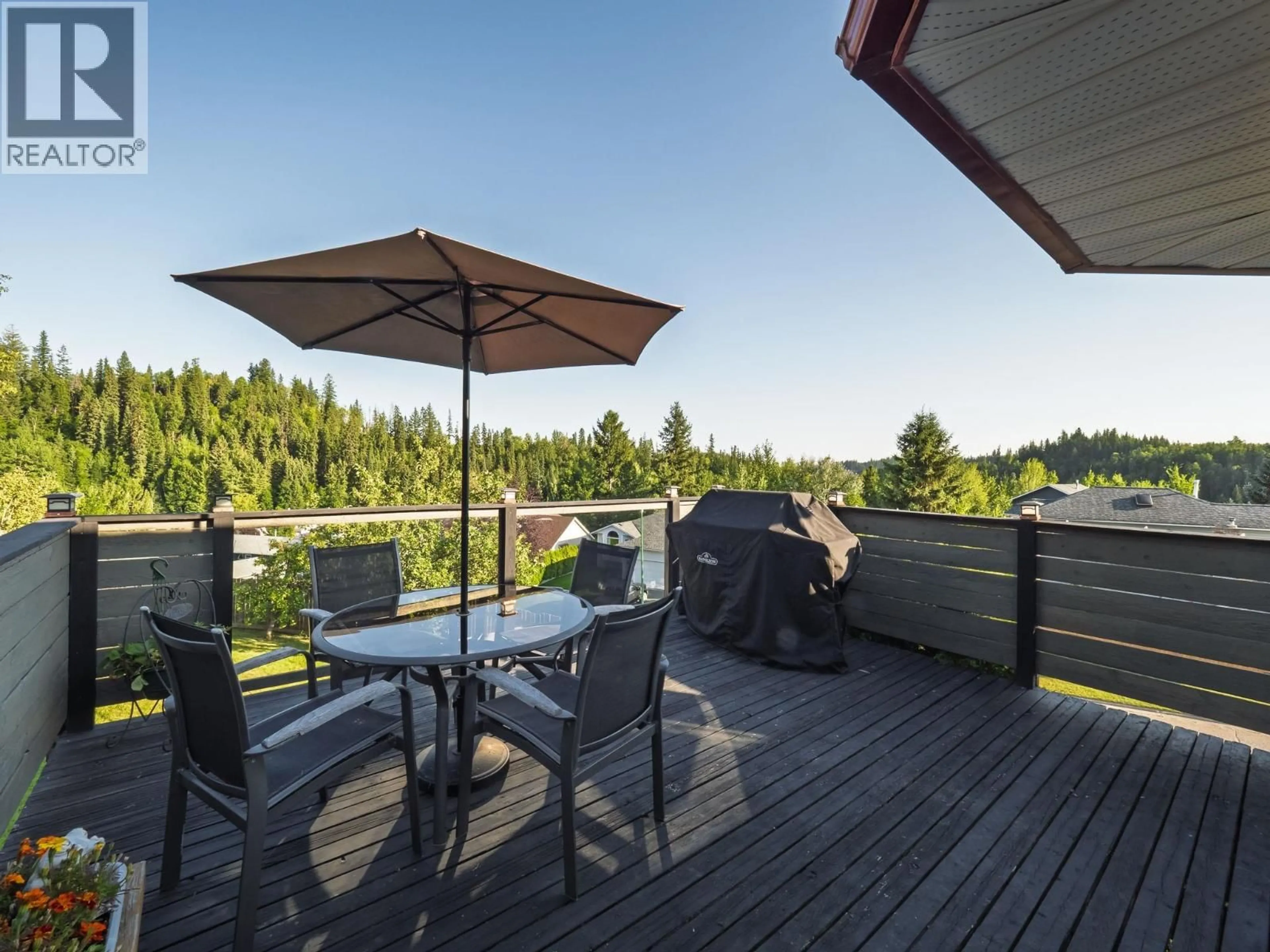 Patio, water/lake/river/ocean view for 3468 CLEARWOOD CRESCENT, Prince George British Columbia V2K4R1