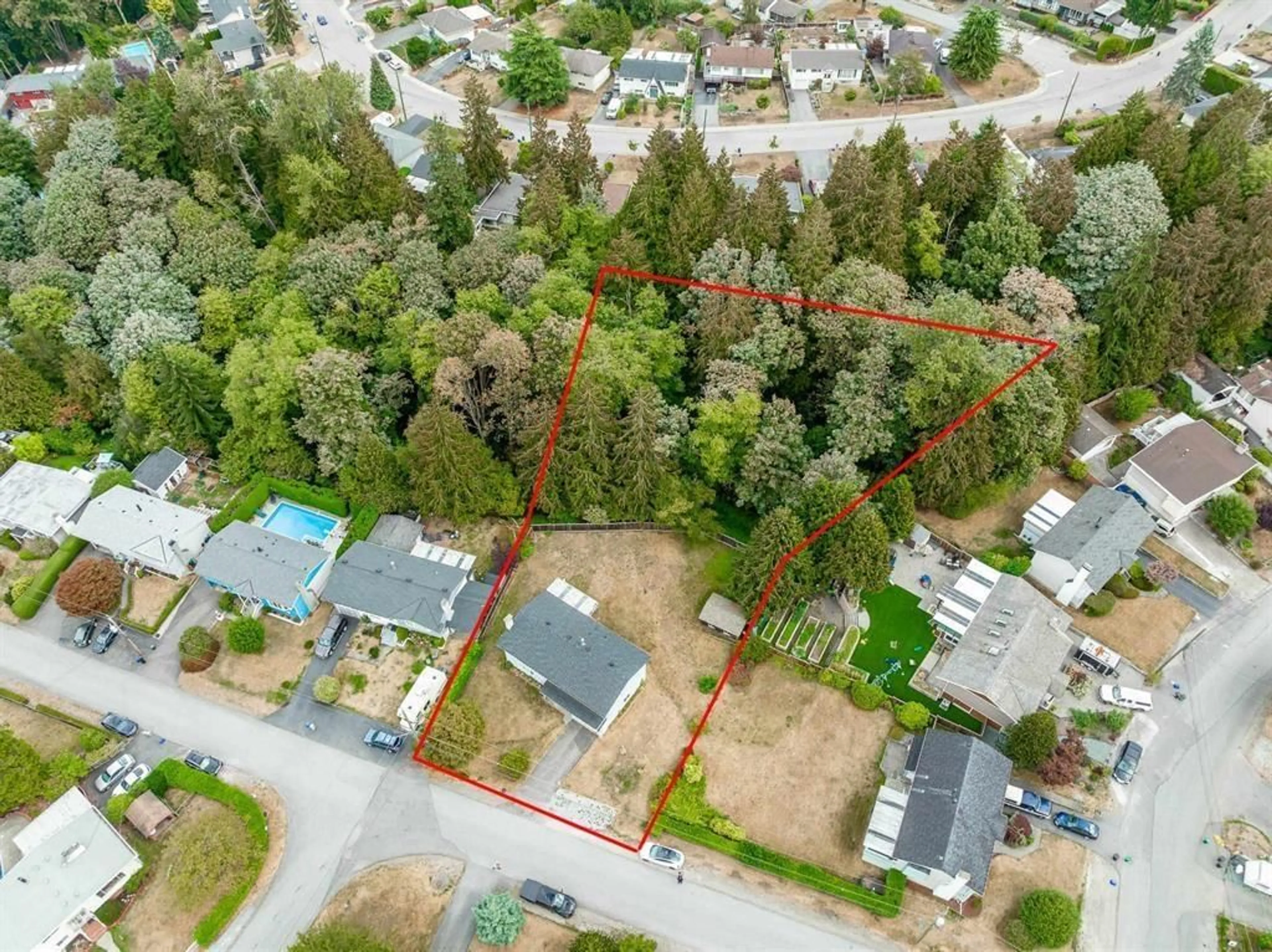 A pic from outside/outdoor area/front of a property/back of a property/a pic from drone, street for 11276 KENDALE, Delta British Columbia V4C3P9