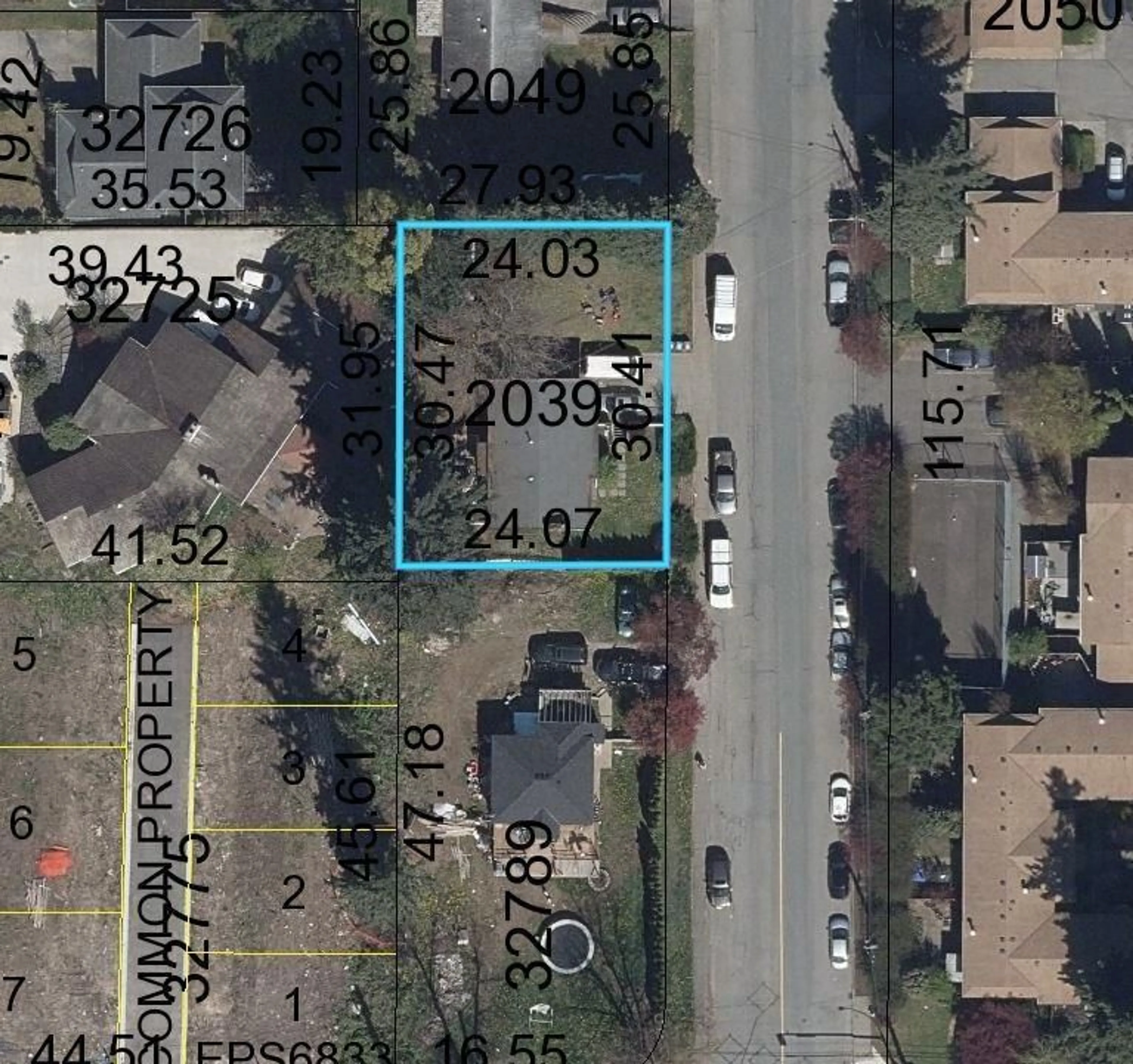 Picture of a map for 2039 GLADWIN, Abbotsford British Columbia V2S2Y5