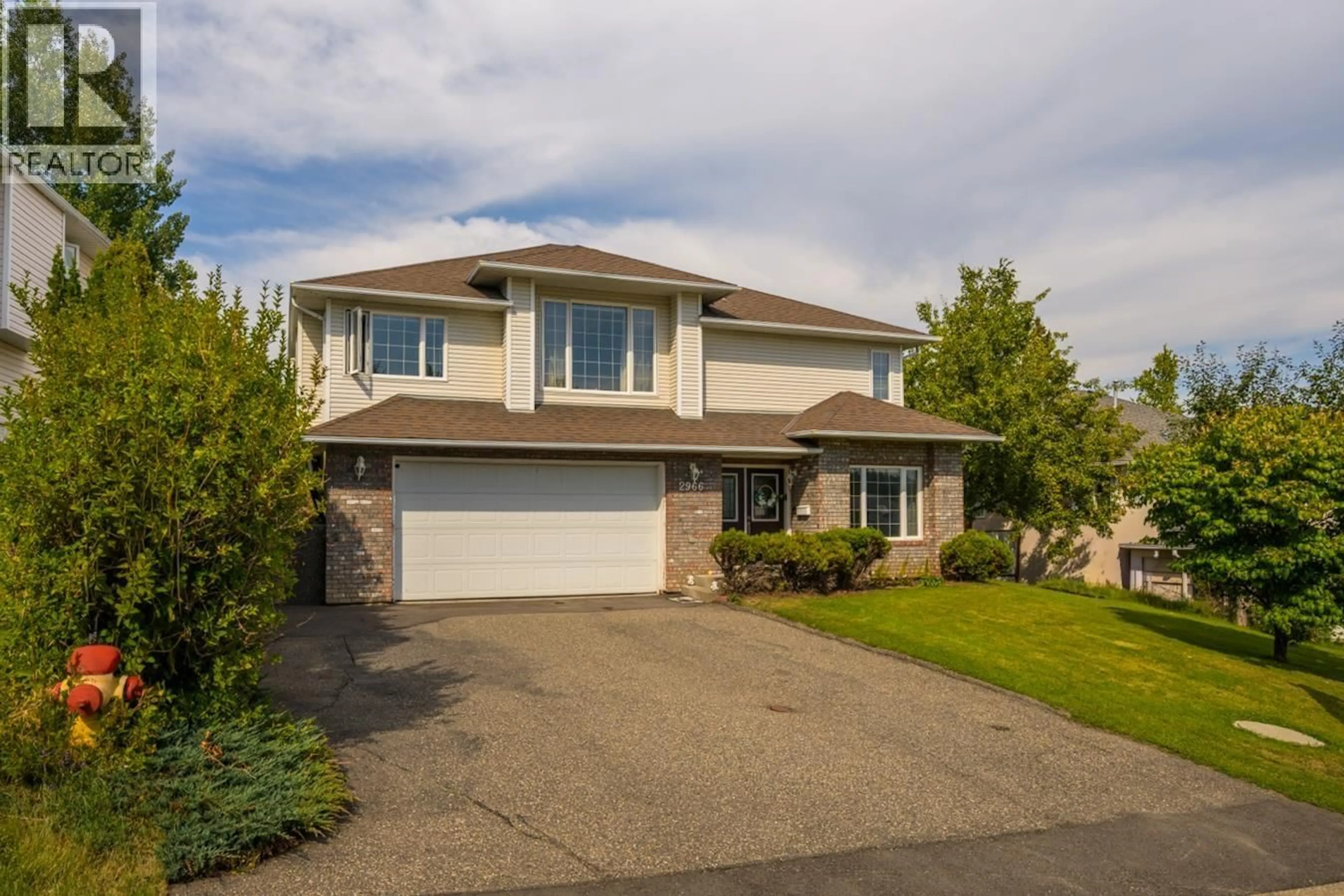 Home with vinyl exterior material, street for 2966 SULLIVAN CRESCENT, Prince George British Columbia V2N5H6