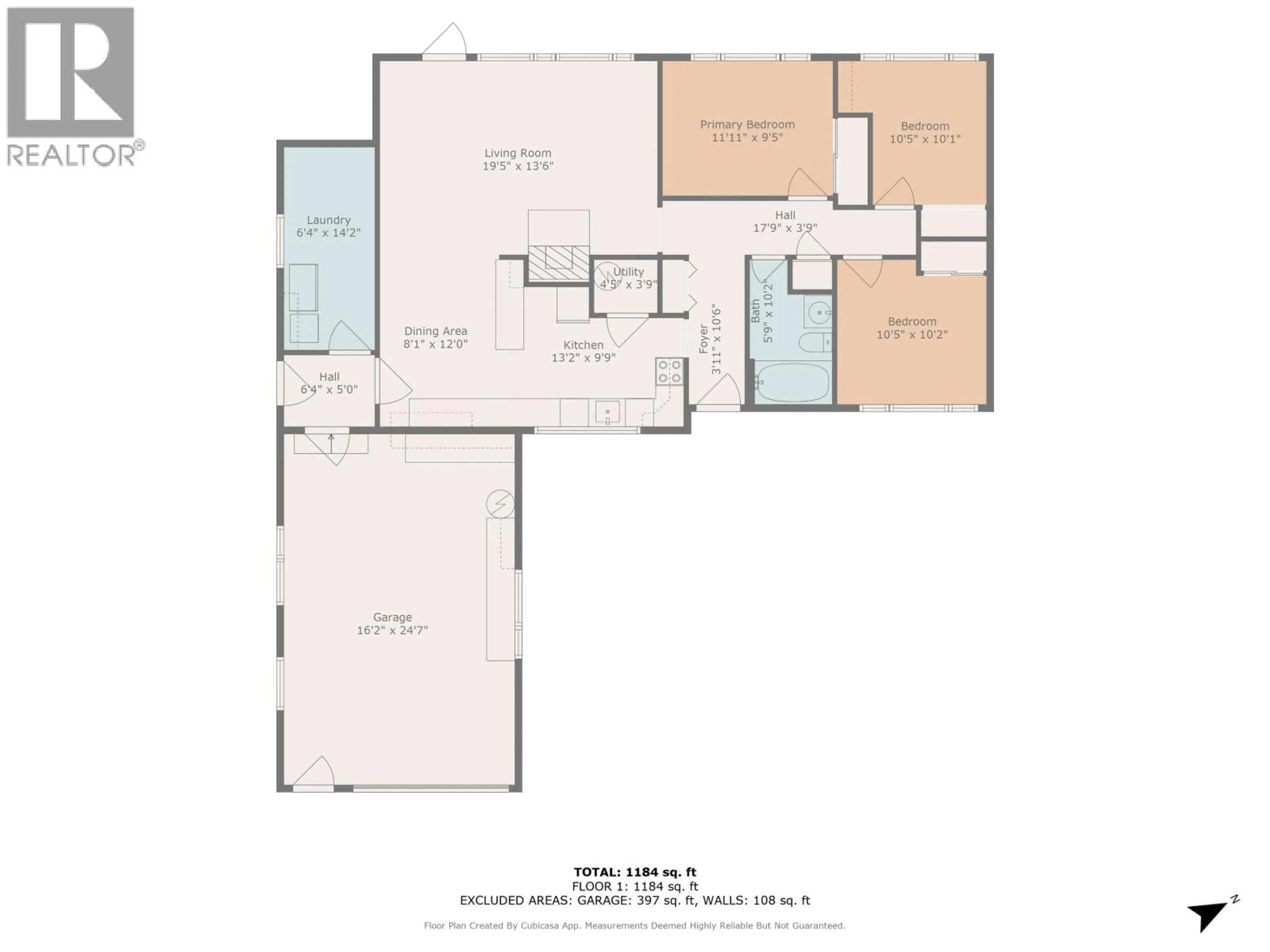 Floor plan for 70 CHILKO STREET, Kitimat British Columbia V8C1Y5