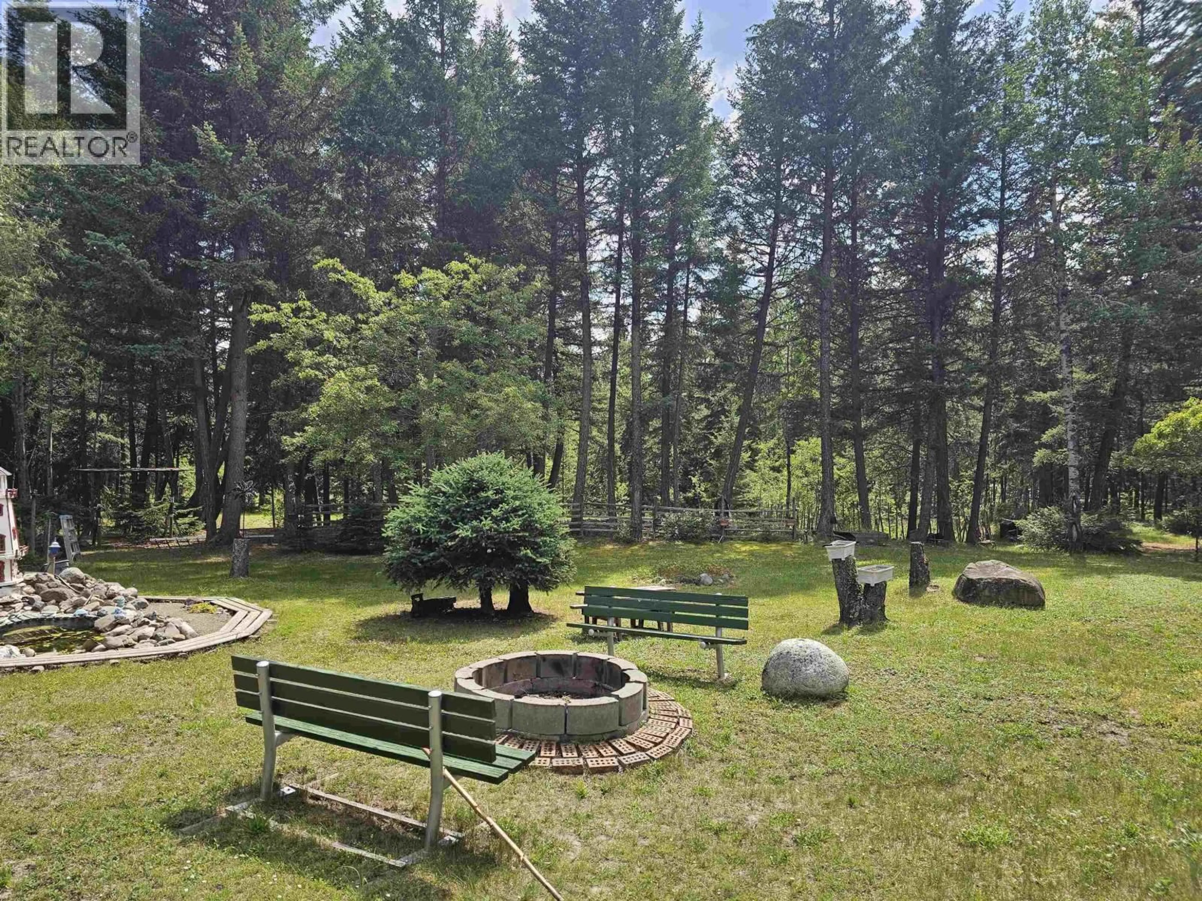 Patio, forest/trees view for 3024 KELDON ROAD, Lac La Hache British Columbia V0K1T1