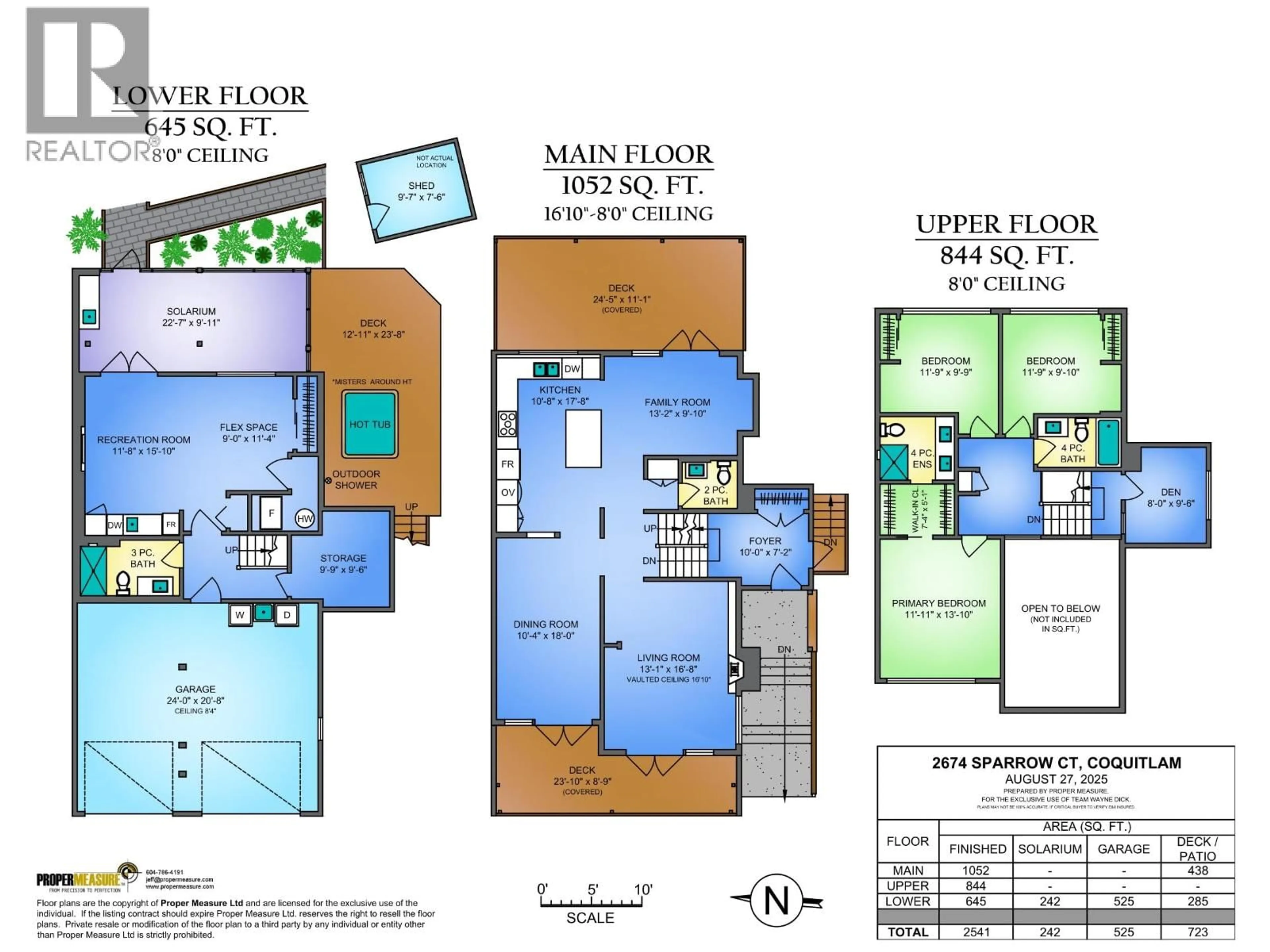 Floor plan for 2674 SPARROW COURT, Coquitlam British Columbia V3E1G9