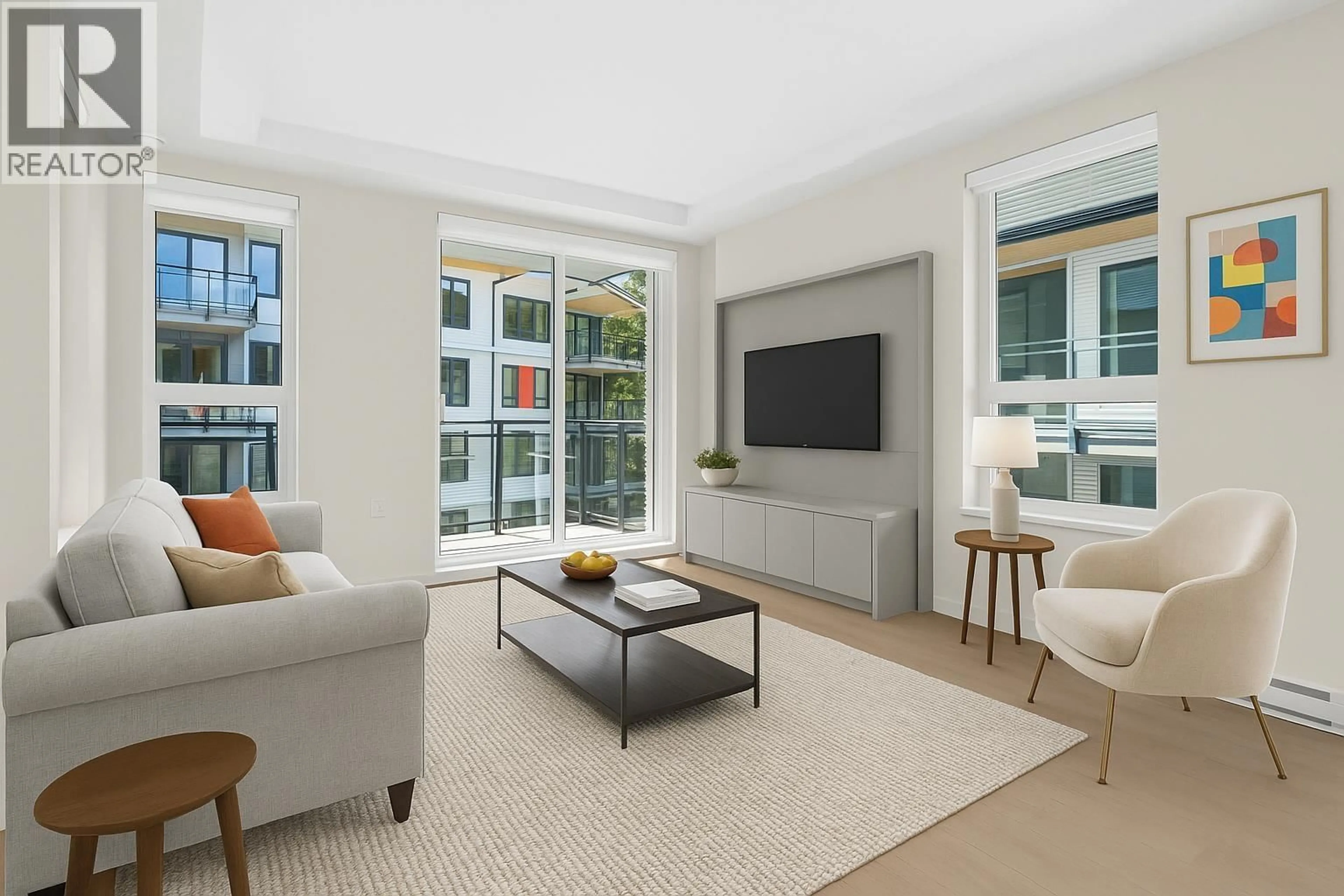 Living room with furniture, unknown for 514 - 2015 ST. JOHNS STREET, Port Moody British Columbia V3H0N5
