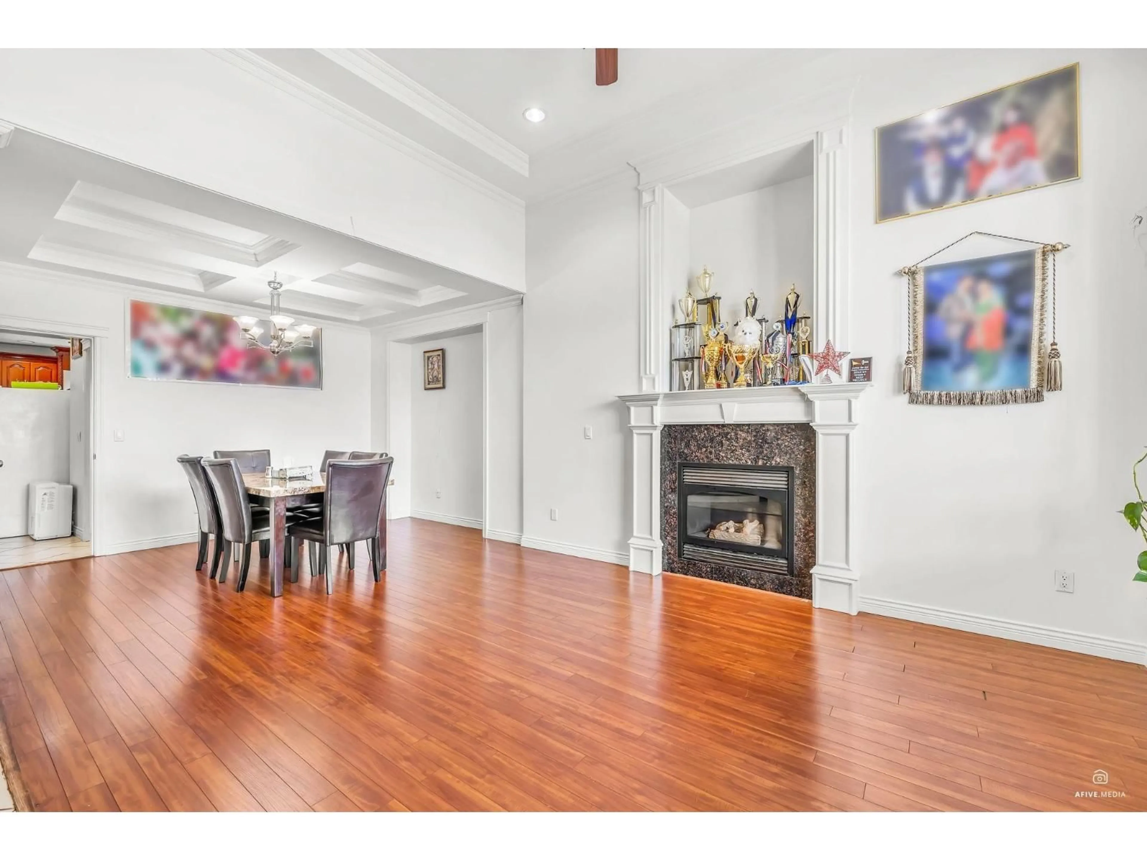Dining room, wood/laminate floor for 12168 96A, Surrey British Columbia V3V7C3