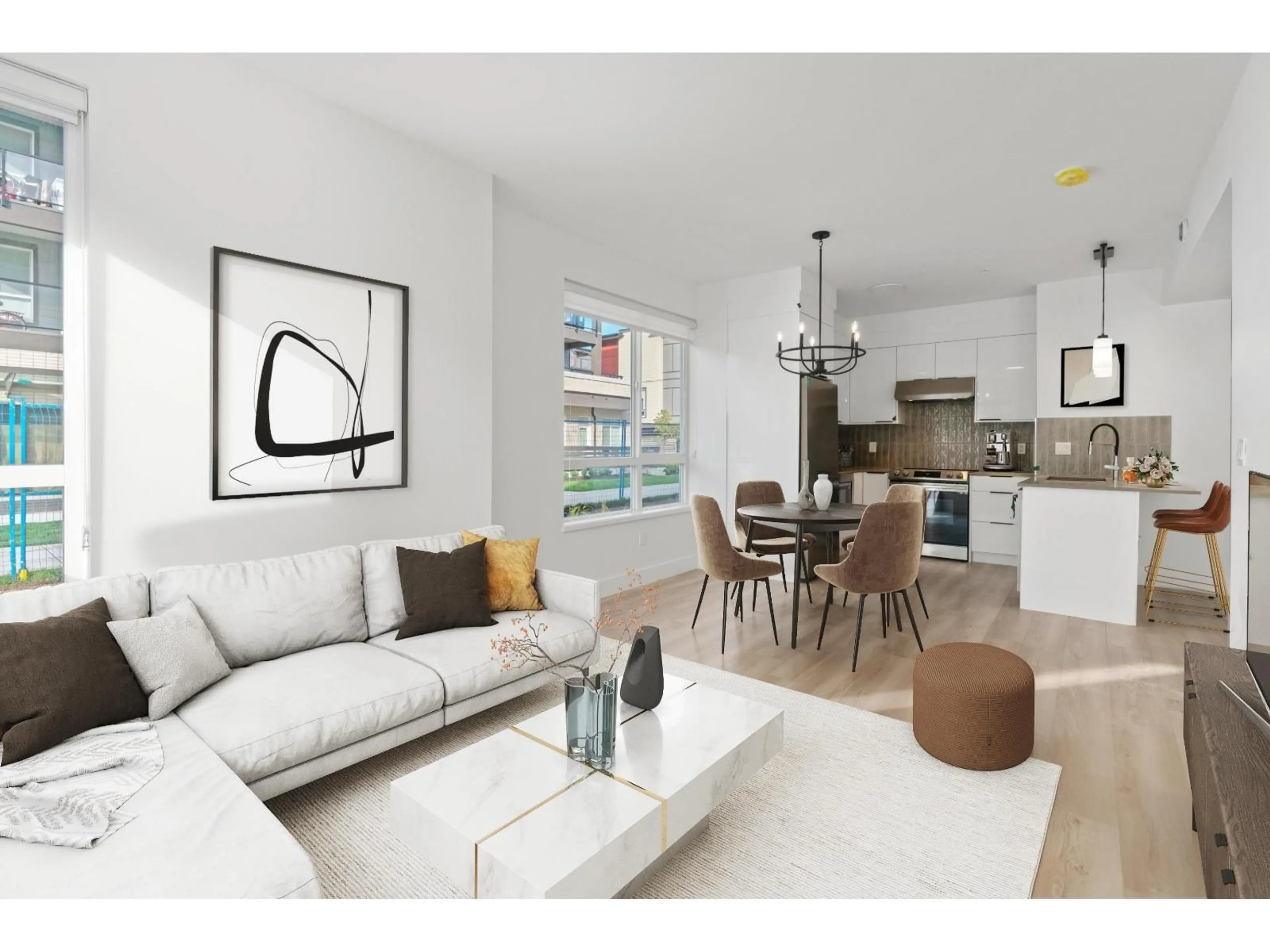 Living room with furniture, unknown for 38 - 18850 72A AVE, Surrey British Columbia V4N6X2