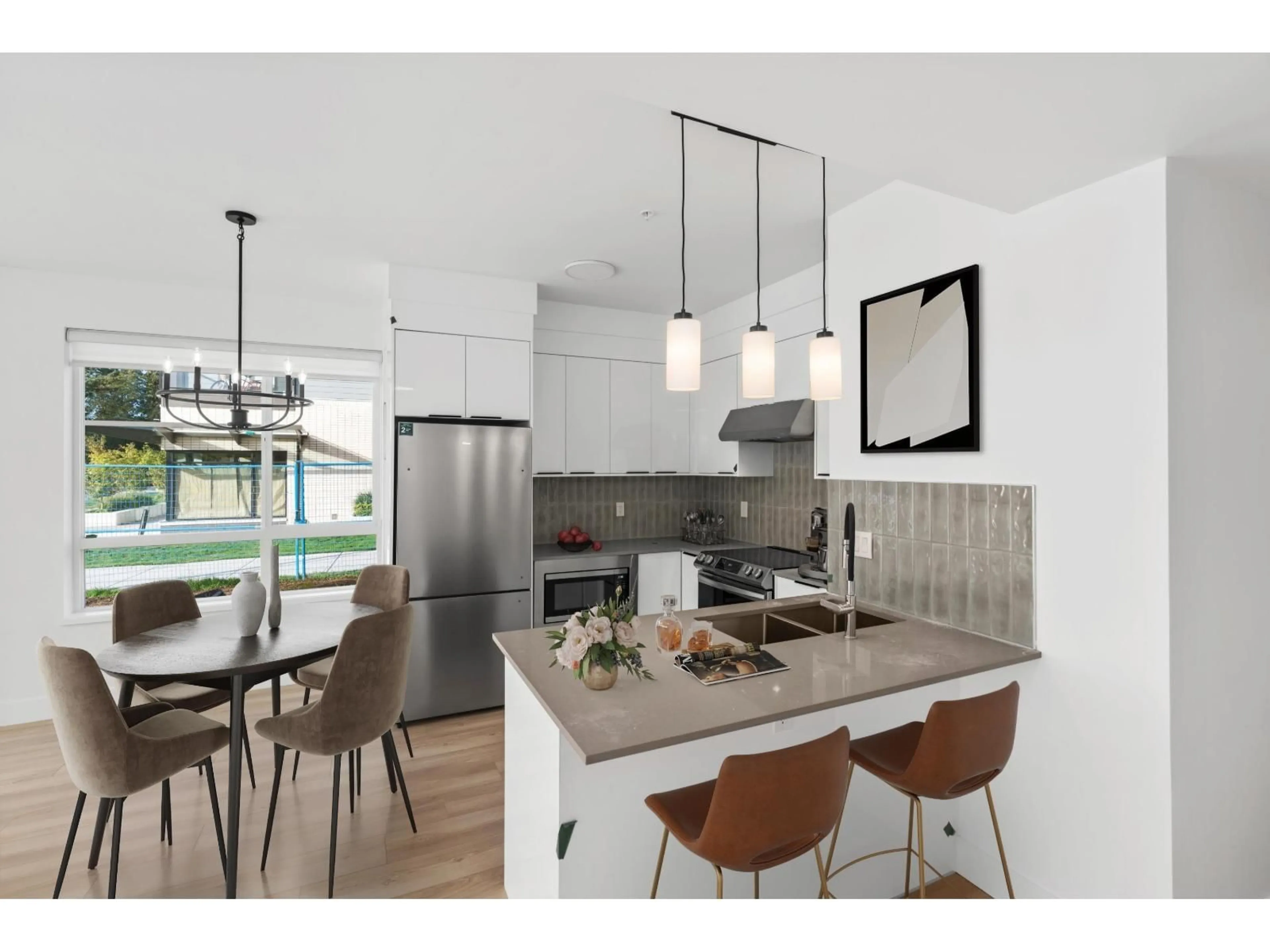 Open concept kitchen, unknown for 38 - 18850 72A AVE, Surrey British Columbia V4N6X2