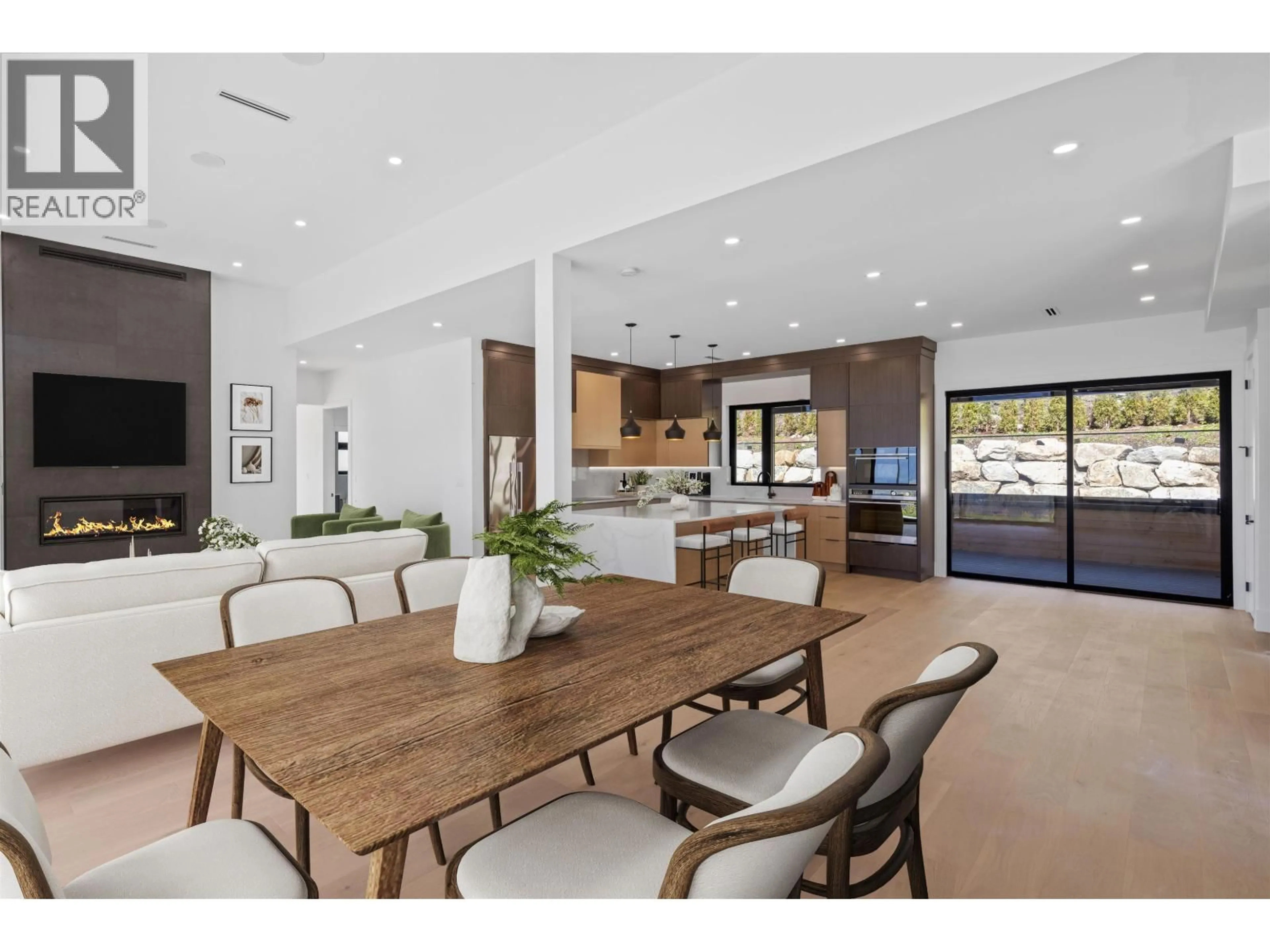 Open concept kitchen, wood/laminate floor for 1608 SISQA PEAK DRIVE, Pemberton British Columbia V0N2L1