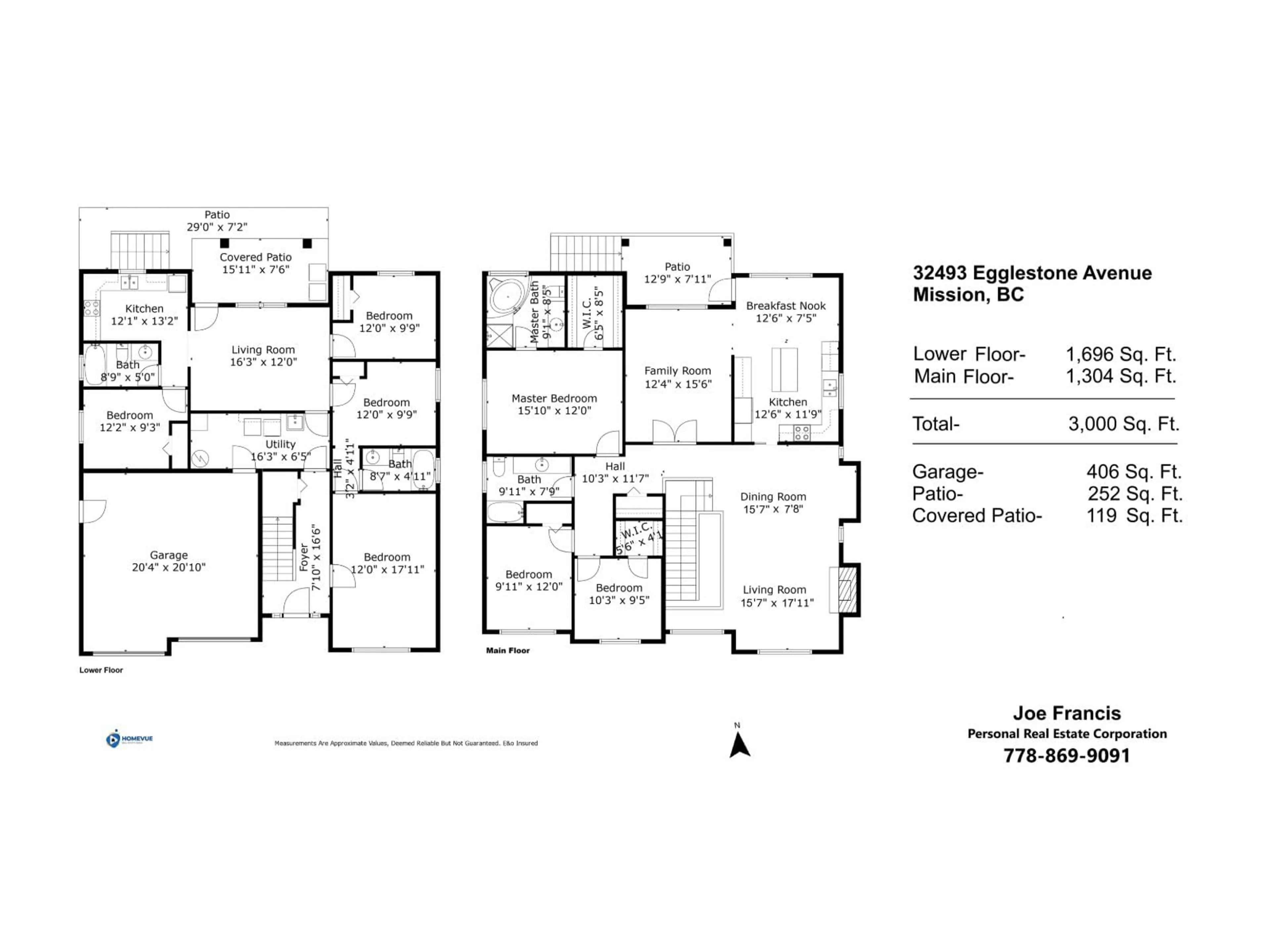 Floor plan for 32493 EGGLESTONE, Mission British Columbia V4S0A8