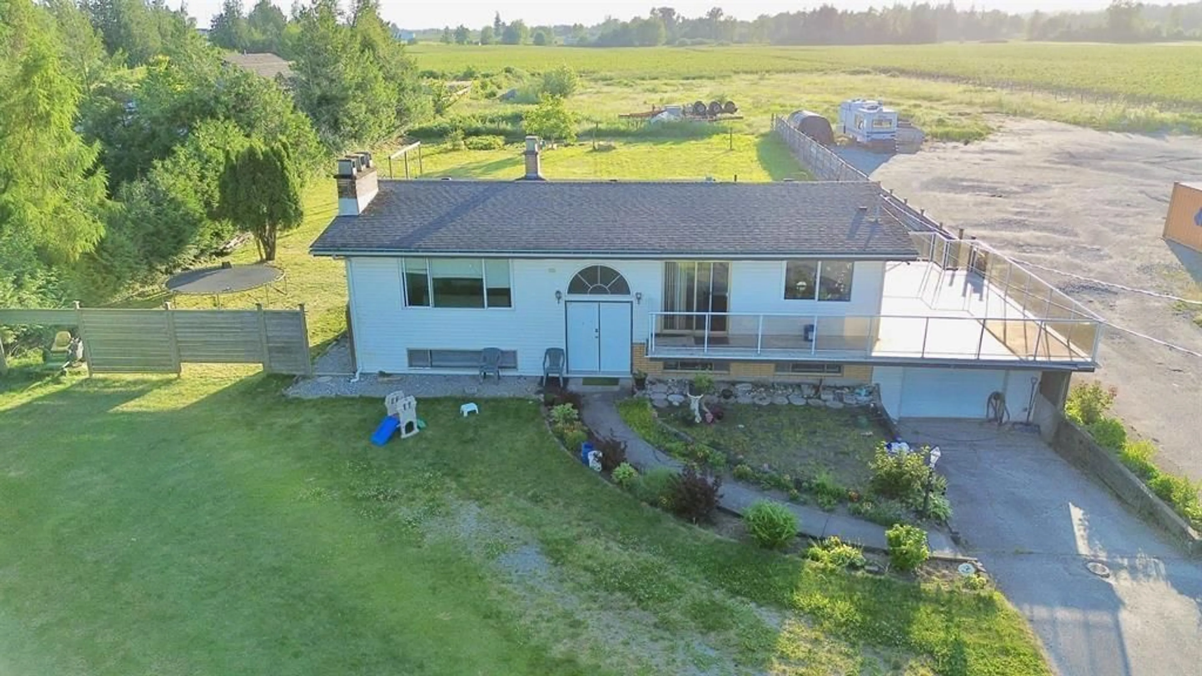 A pic from outside/outdoor area/front of a property/back of a property/a pic from drone, building for 1863 264, Langley British Columbia V0X1A0