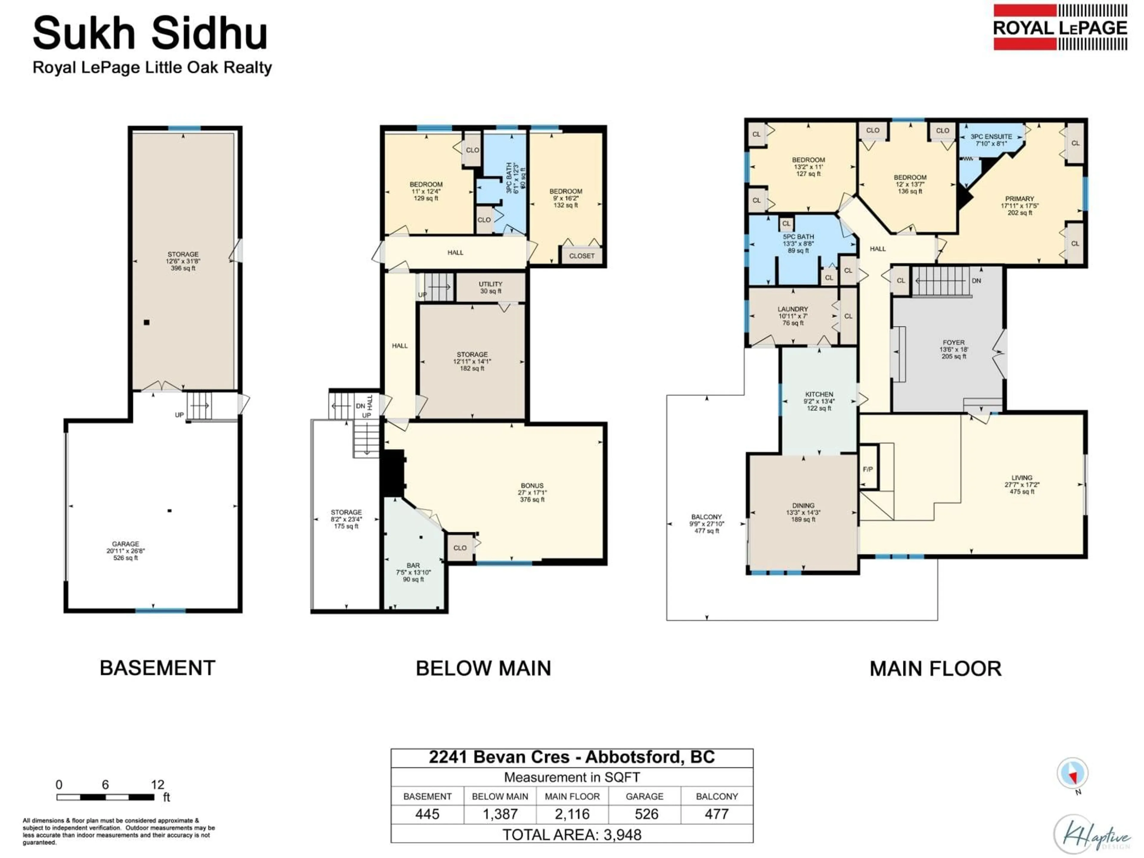 Floor plan for 2241 BEVAN, Abbotsford British Columbia V2T3Z4