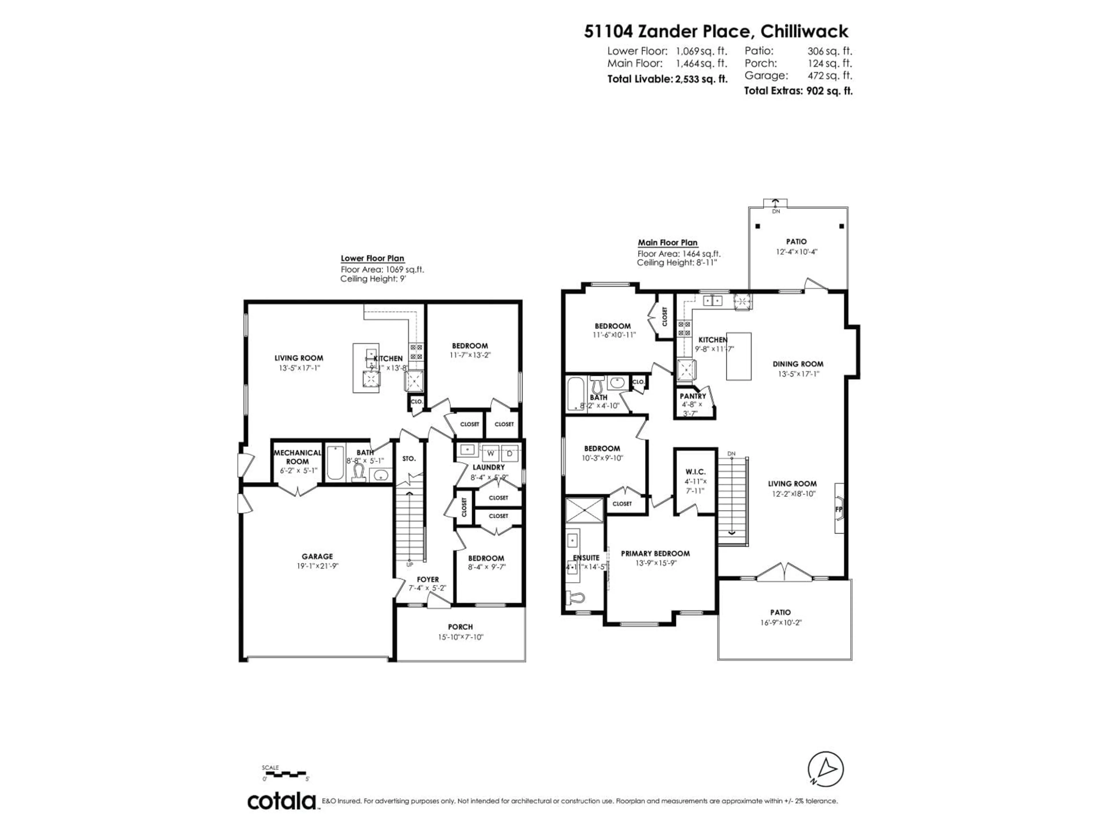 Floor plan for 51104 ZANDER PLACE, Chilliwack British Columbia V4Z0C1